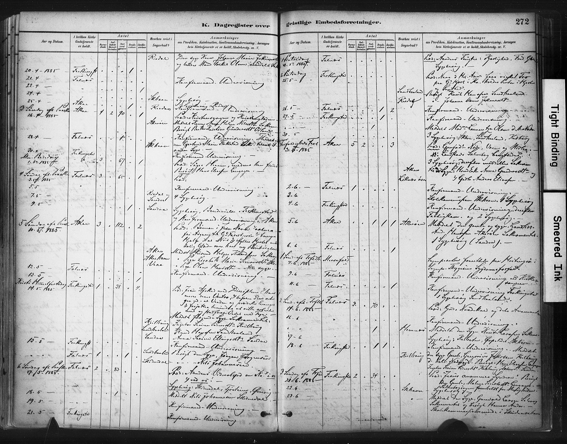Skudenes sokneprestkontor, AV/SAST-A -101849/H/Ha/Haa/L0009: Ministerialbok nr. A 6, 1882-1912, s. 272