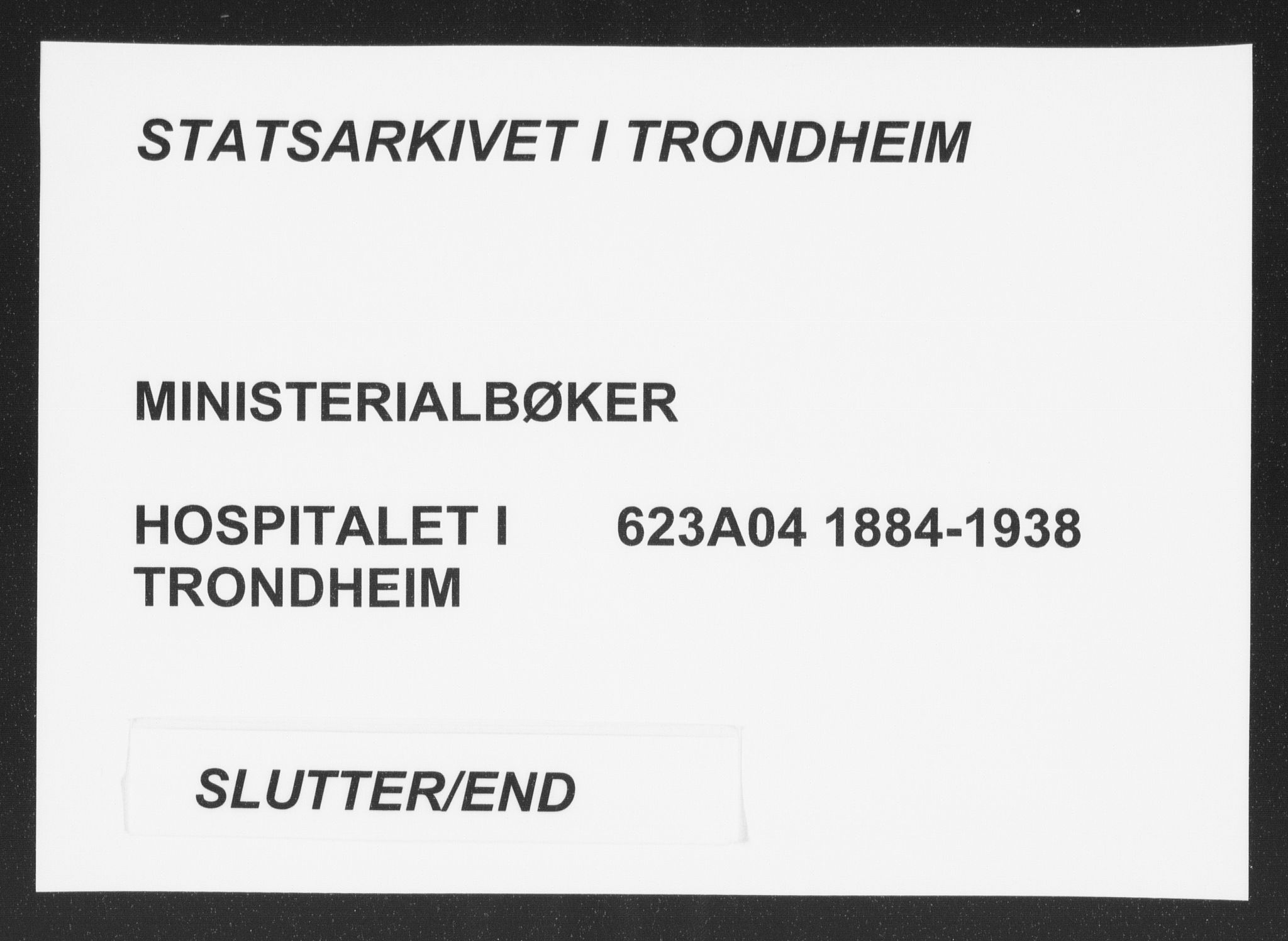 Ministerialprotokoller, klokkerbøker og fødselsregistre - Sør-Trøndelag, SAT/A-1456/623/L0470: Ministerialbok nr. 623A04, 1884-1938