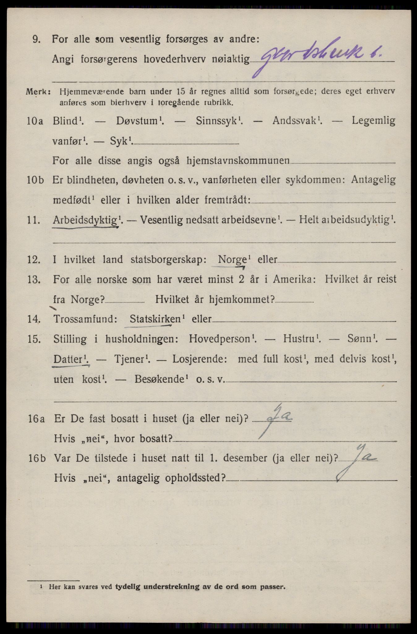 SAST, Folketelling 1920 for 1154 Skjold herred, 1920, s. 3923