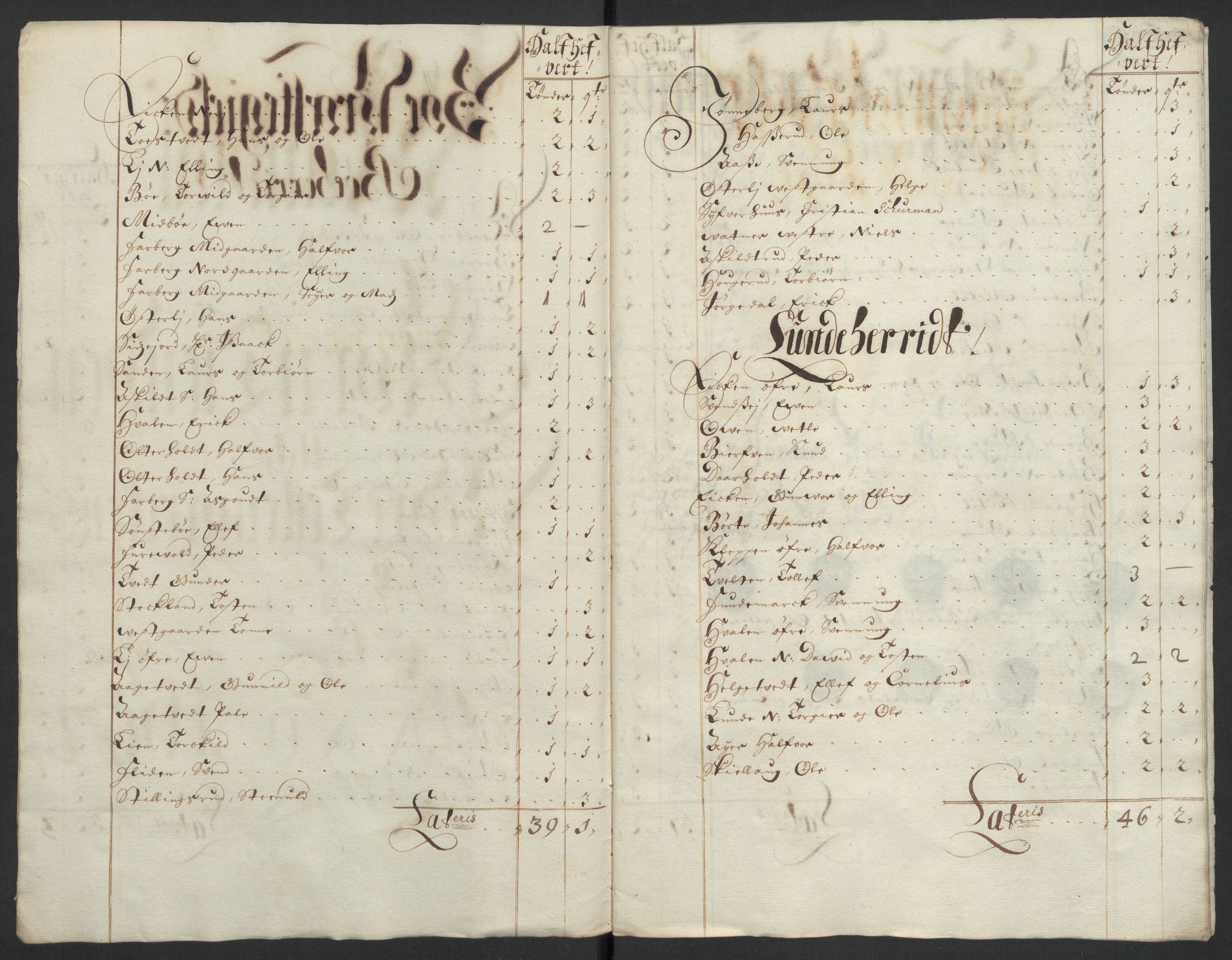 Rentekammeret inntil 1814, Reviderte regnskaper, Fogderegnskap, RA/EA-4092/R36/L2096: Fogderegnskap Øvre og Nedre Telemark og Bamble, 1697, s. 30