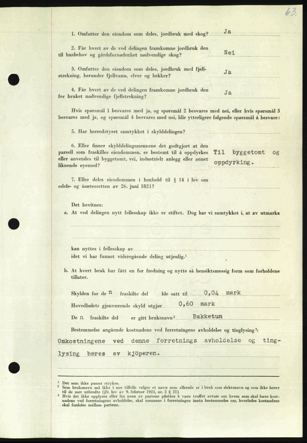 Nordmøre sorenskriveri, AV/SAT-A-4132/1/2/2Ca: Pantebok nr. A105, 1947-1947, Dagboknr: 1269/1947