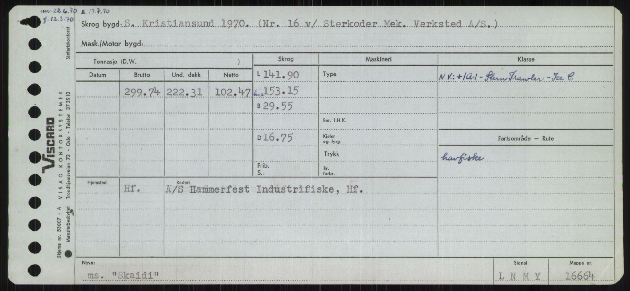 Sjøfartsdirektoratet med forløpere, Skipsmålingen, RA/S-1627/H/Ha/L0005/0001: Fartøy, S-Sven / Fartøy, S-Skji, s. 629