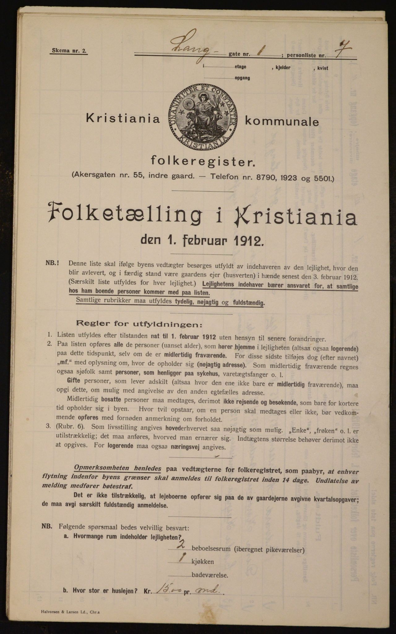 OBA, Kommunal folketelling 1.2.1912 for Kristiania, 1912, s. 56753