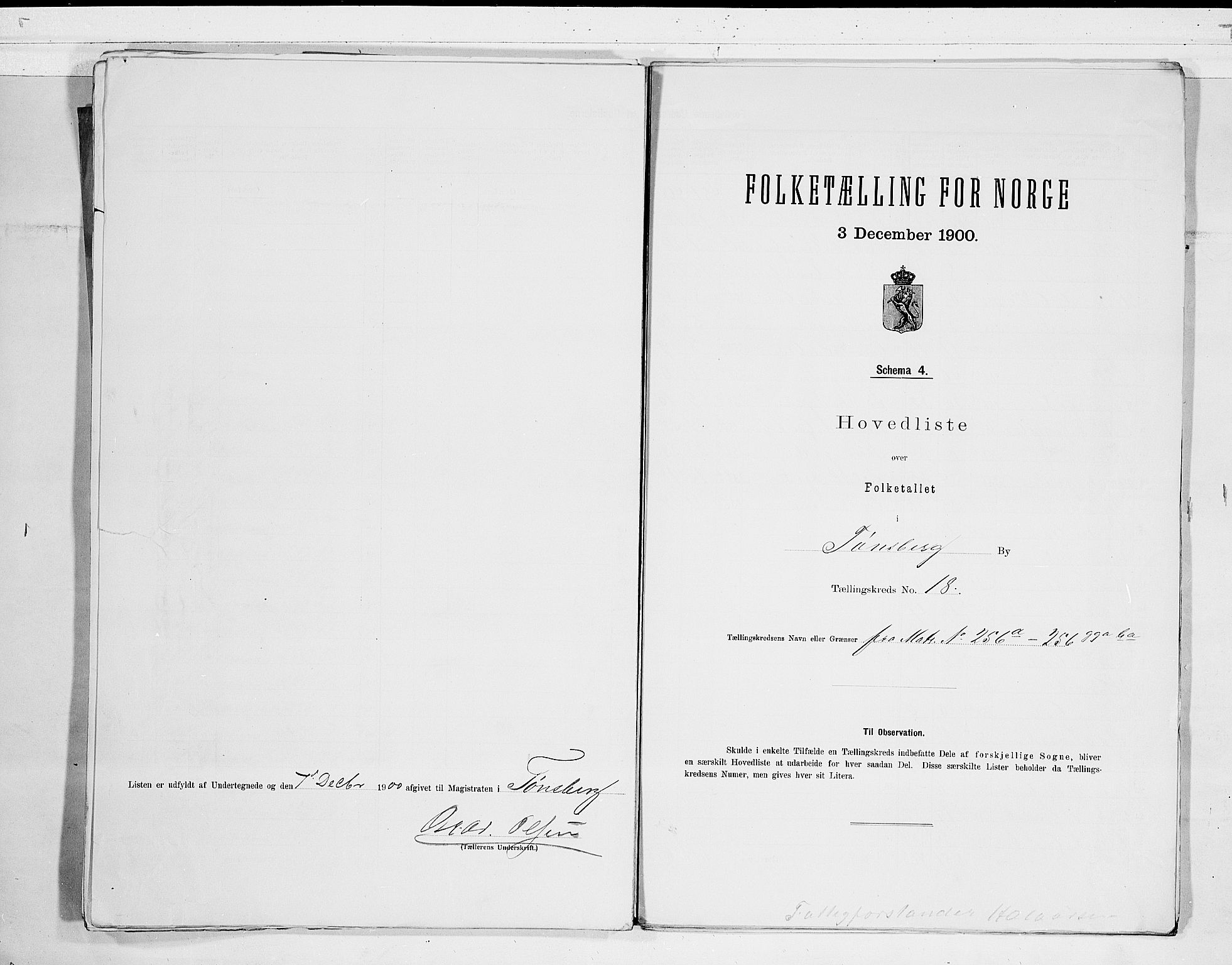 RA, Folketelling 1900 for 0705 Tønsberg kjøpstad, 1900, s. 38