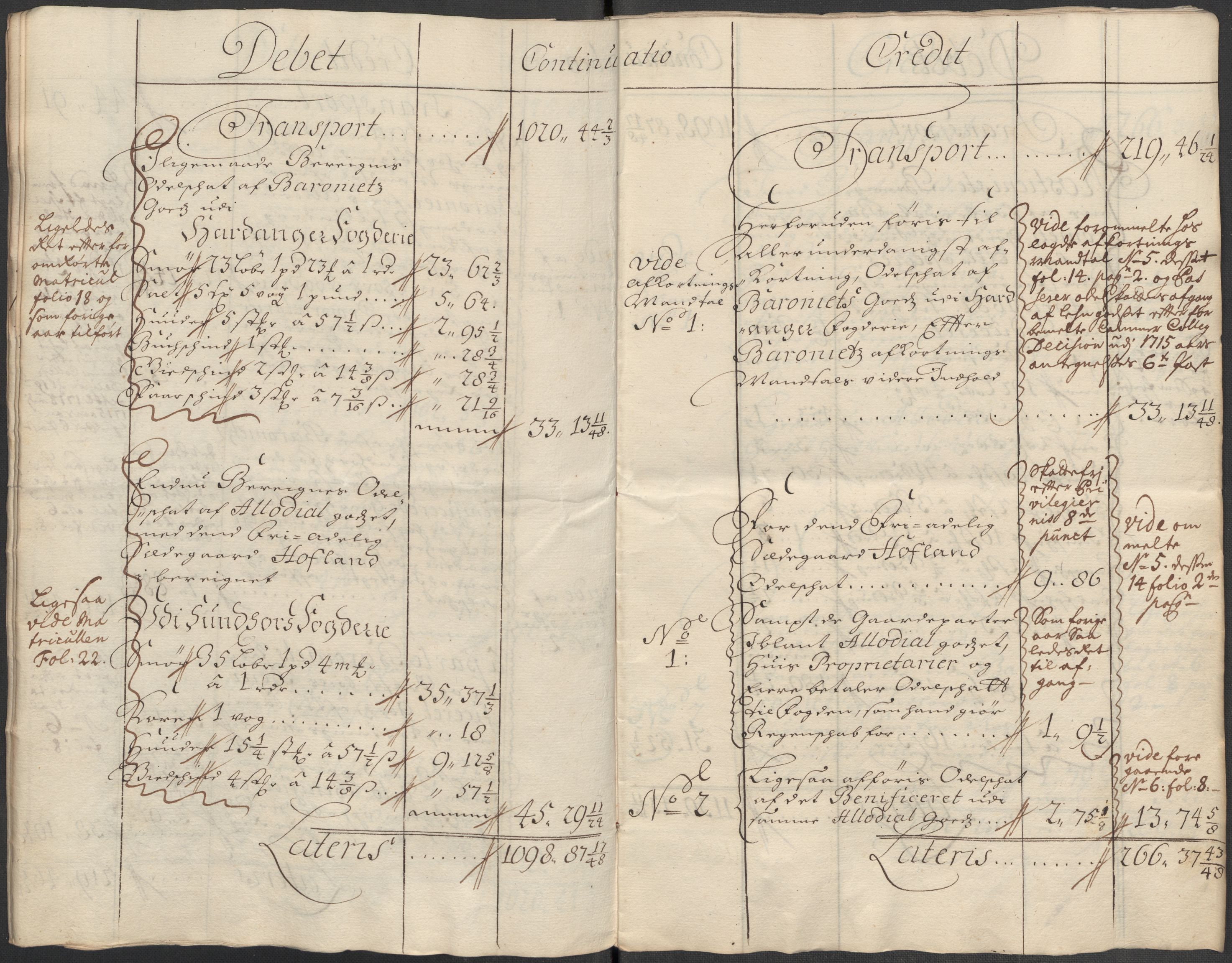 Rentekammeret inntil 1814, Reviderte regnskaper, Fogderegnskap, AV/RA-EA-4092/R49/L3140: Fogderegnskap Rosendal Baroni, 1718-1720, s. 9