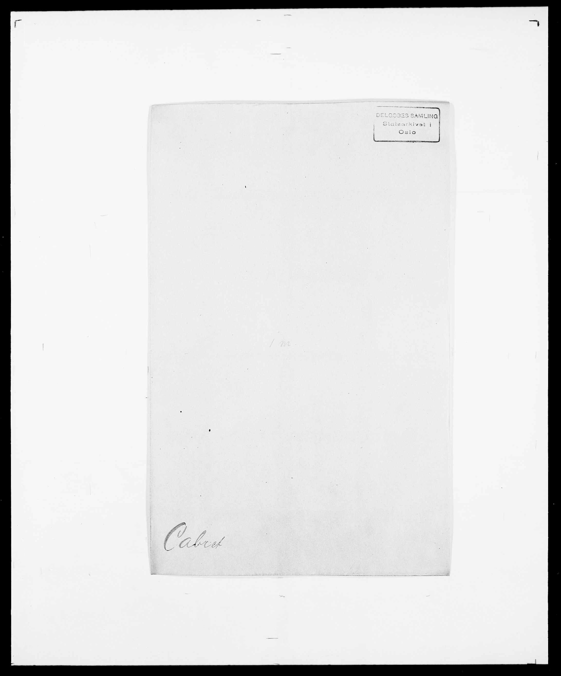 Delgobe, Charles Antoine - samling, AV/SAO-PAO-0038/D/Da/L0007: Buaas - Caphengst, s. 812