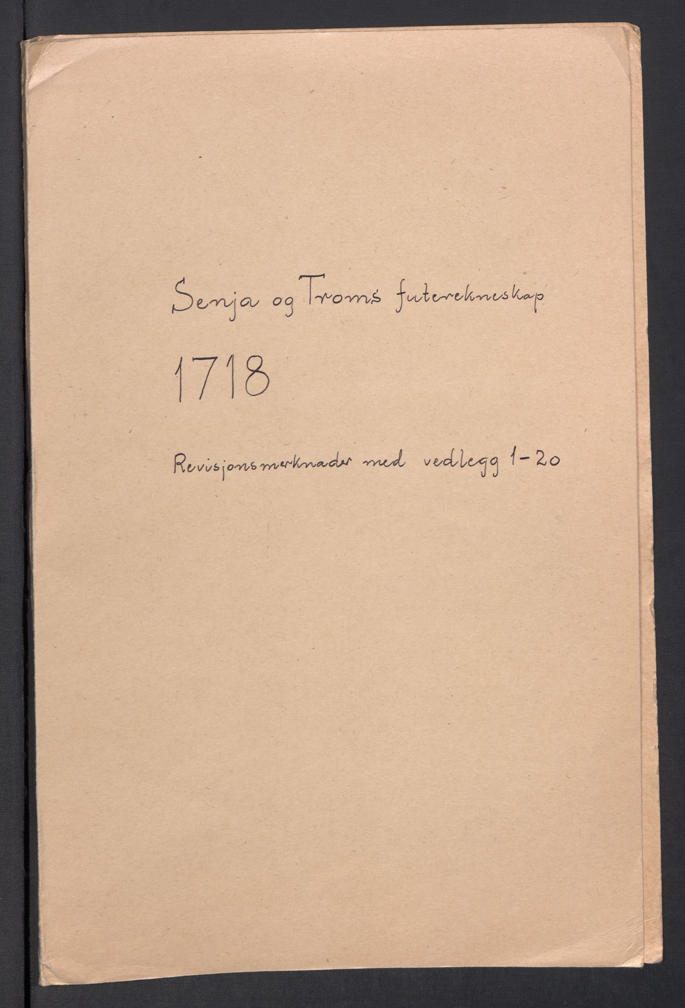 Rentekammeret inntil 1814, Reviderte regnskaper, Fogderegnskap, AV/RA-EA-4092/R68/L4764: Fogderegnskap Senja og Troms, 1718, s. 470