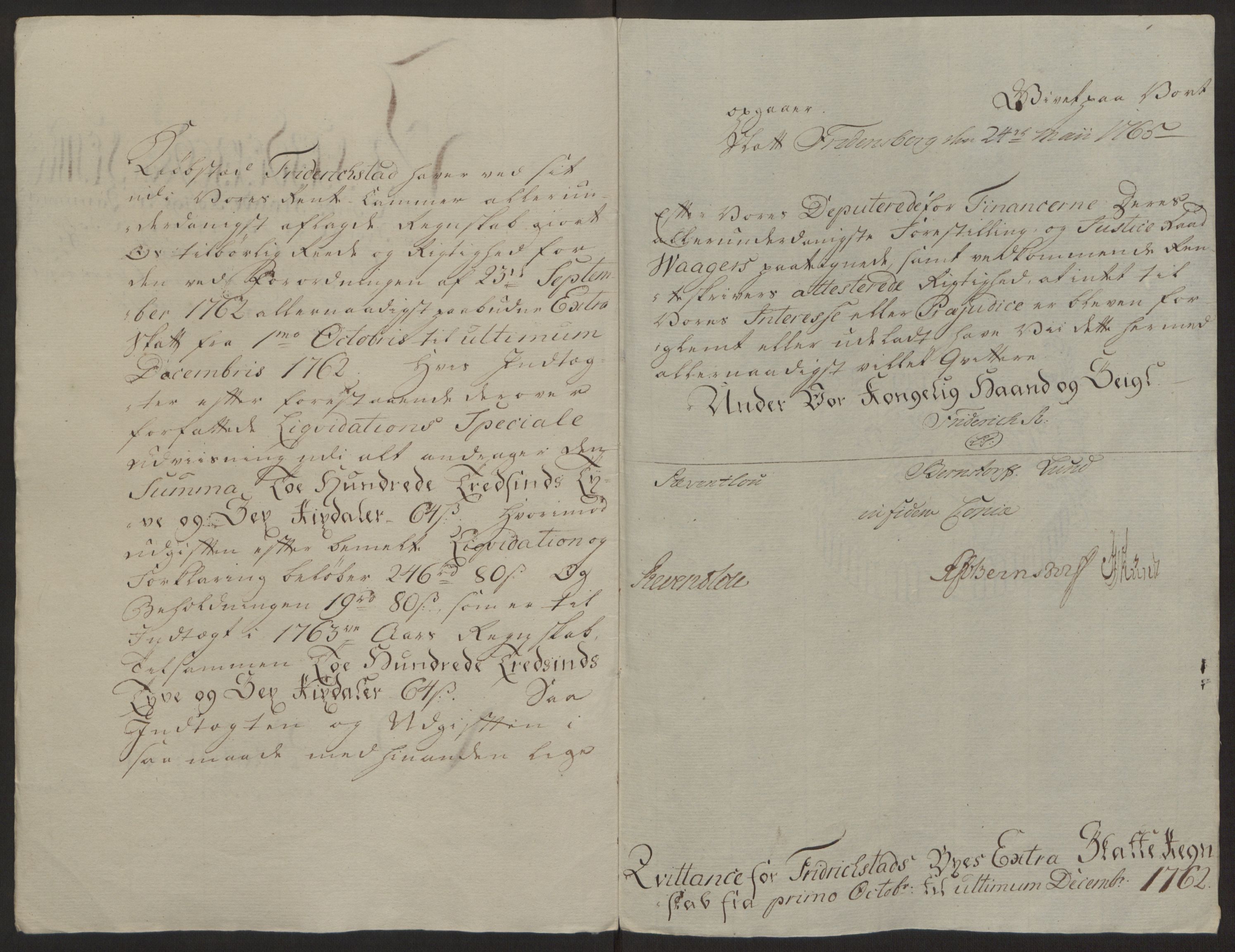Rentekammeret inntil 1814, Reviderte regnskaper, Byregnskaper, AV/RA-EA-4066/R/Rb/L0029/0001: [B3] Kontribusjonsregnskap / Ekstraskatt, 1762-1772, s. 14