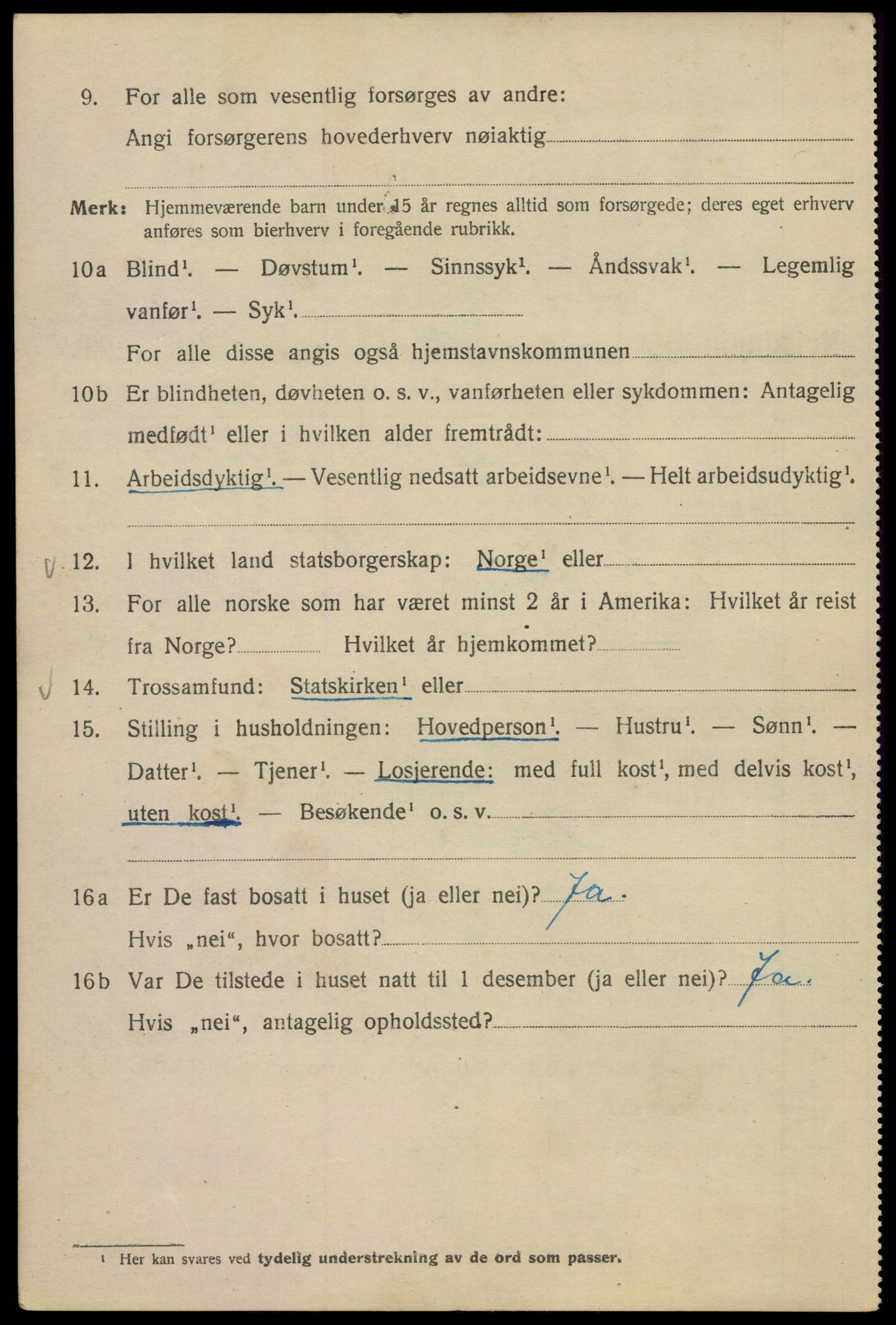 SAO, Folketelling 1920 for 0301 Kristiania kjøpstad, 1920, s. 637534