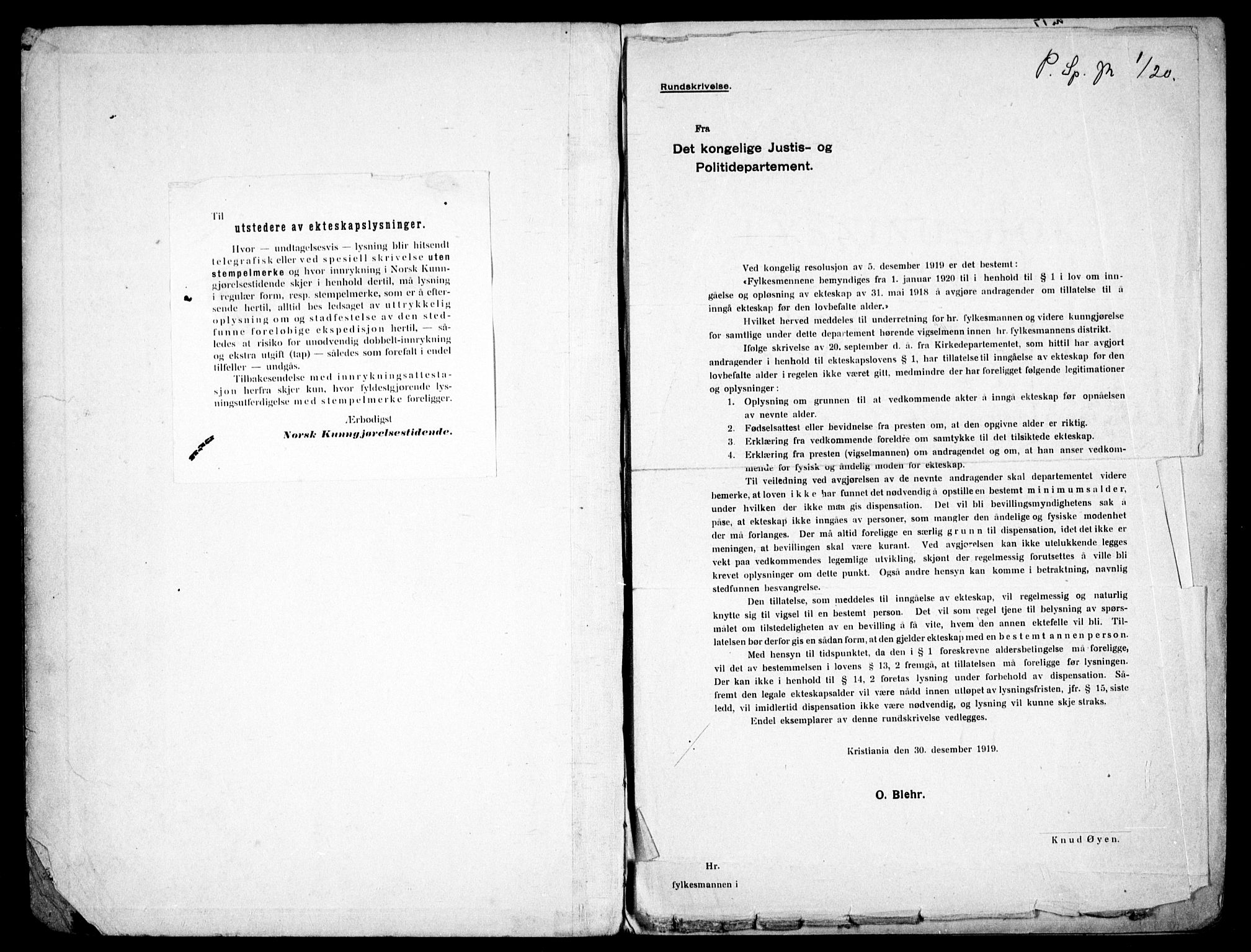 Paulus prestekontor Kirkebøker, AV/SAO-A-10871/H/Ha/L0005: Lysningsprotokoll nr. 5, 1932-1938