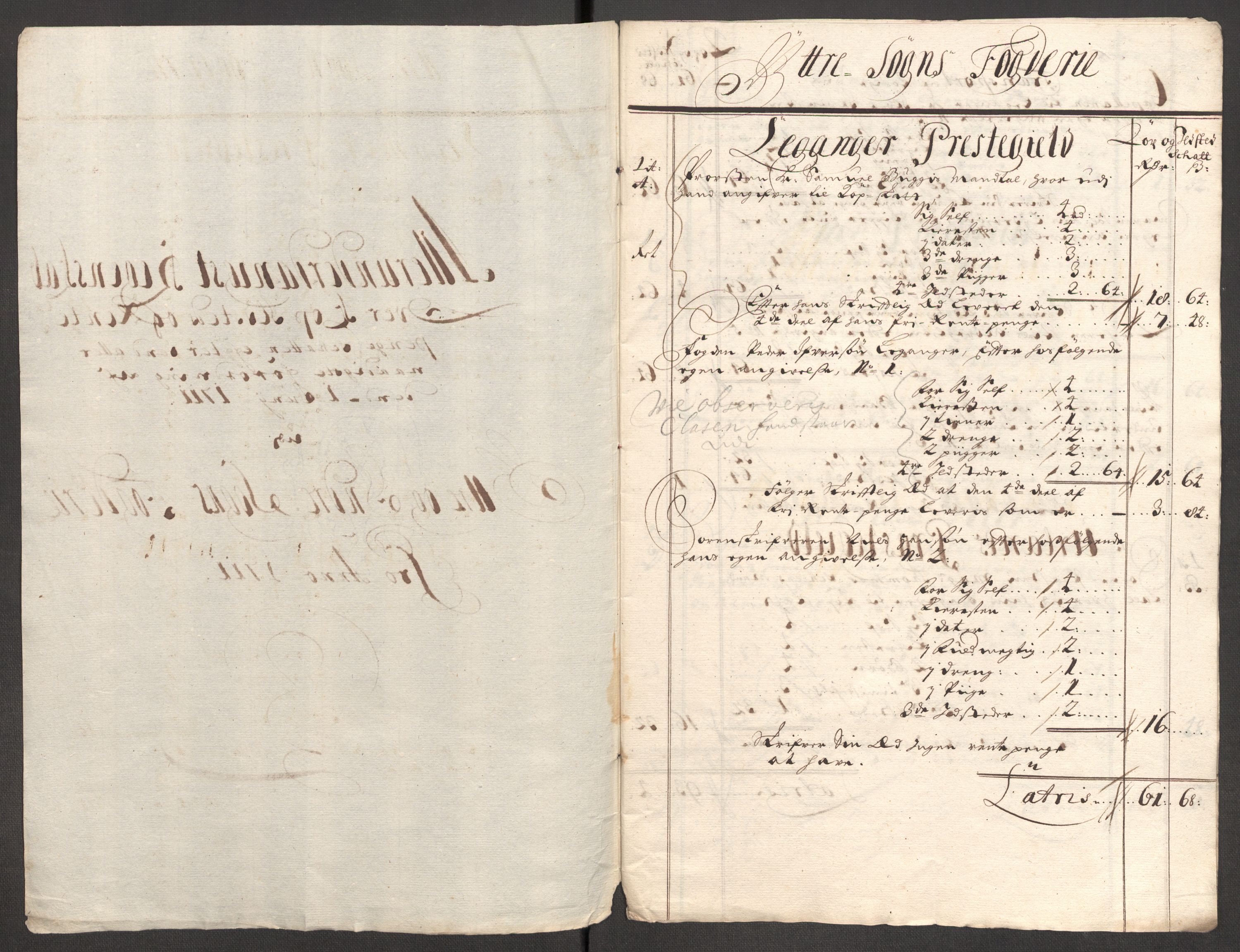 Rentekammeret inntil 1814, Reviderte regnskaper, Fogderegnskap, RA/EA-4092/R52/L3317: Fogderegnskap Sogn, 1711, s. 396