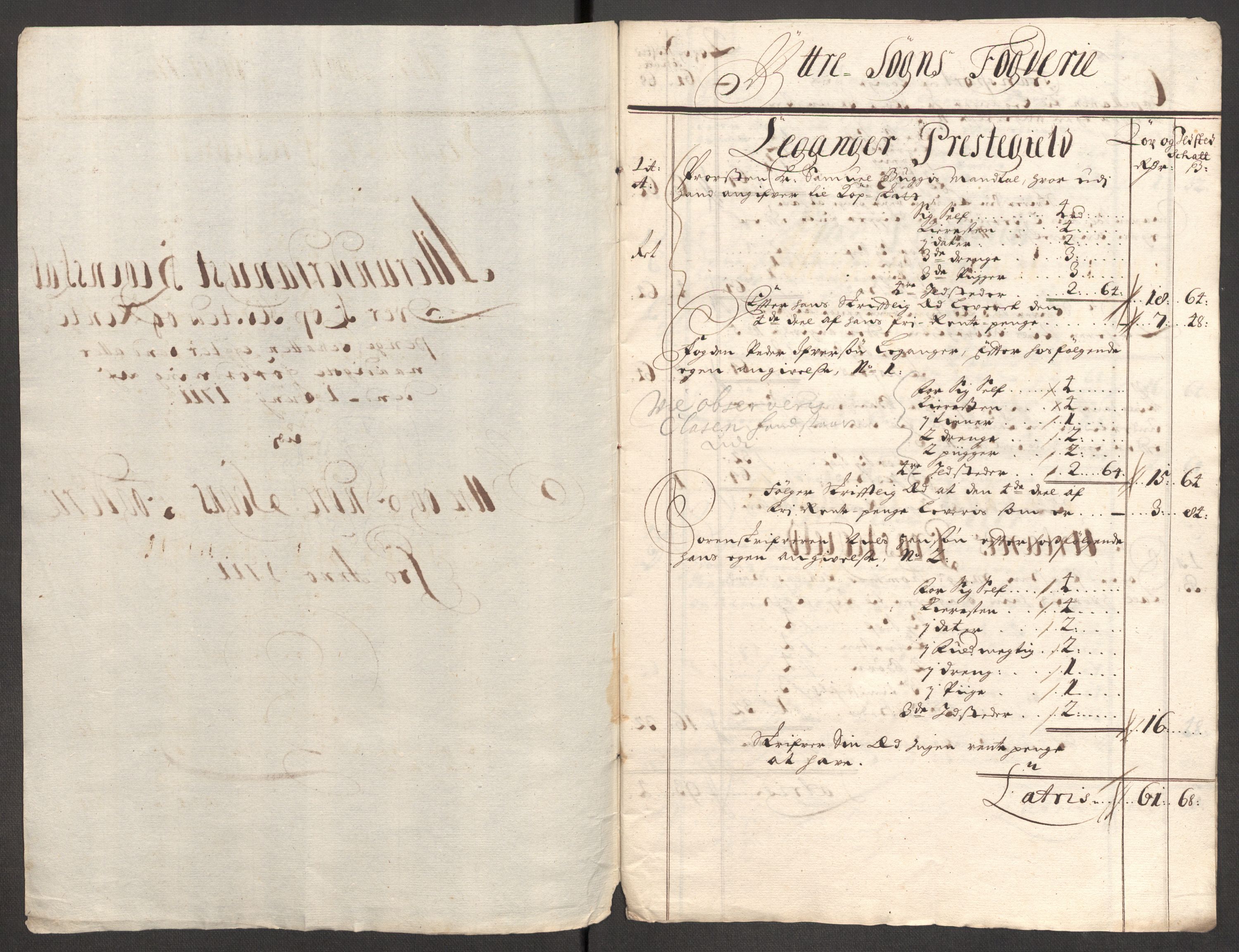 Rentekammeret inntil 1814, Reviderte regnskaper, Fogderegnskap, AV/RA-EA-4092/R52/L3317: Fogderegnskap Sogn, 1711, s. 396