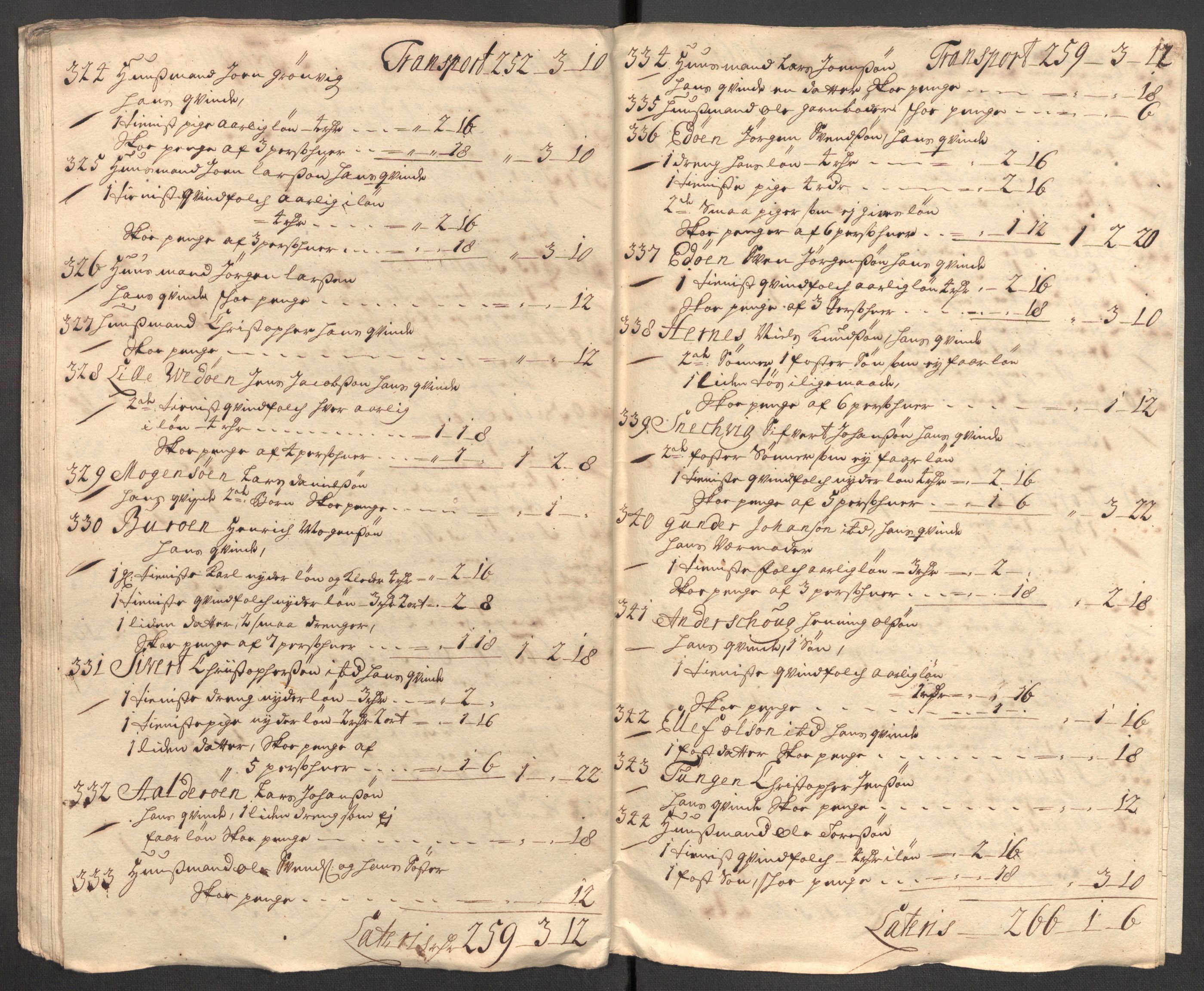 Rentekammeret inntil 1814, Reviderte regnskaper, Fogderegnskap, RA/EA-4092/R57/L3860: Fogderegnskap Fosen, 1711, s. 327