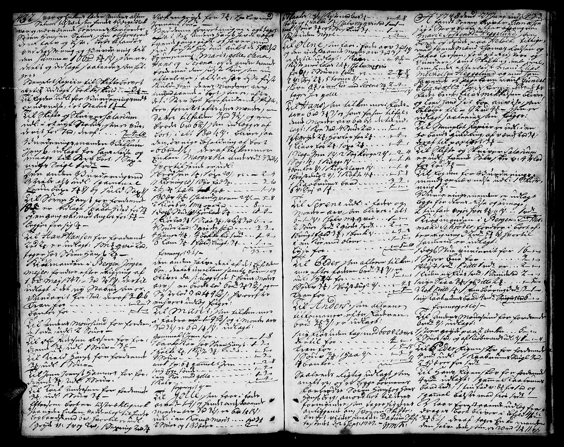 Sorenskriveren i Tromsø (-1755), SATØ/S-0262, 1713-1751, s. 432-433