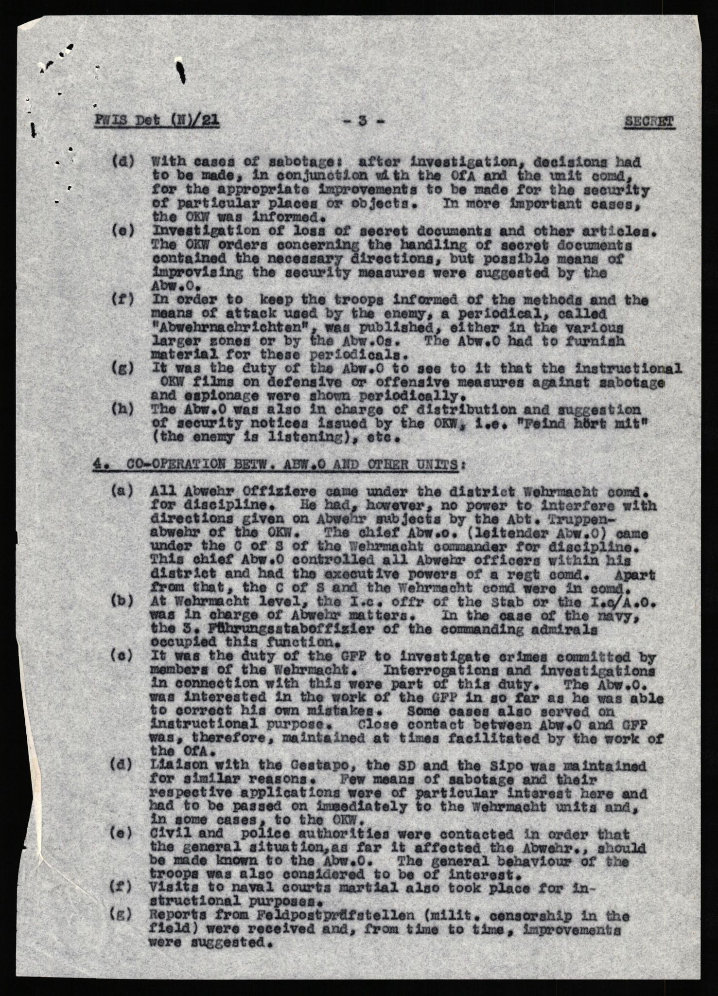 Forsvaret, Forsvarets overkommando II, AV/RA-RAFA-3915/D/Db/L0029: CI Questionaires. Tyske okkupasjonsstyrker i Norge. Tyskere., 1945-1946, s. 199