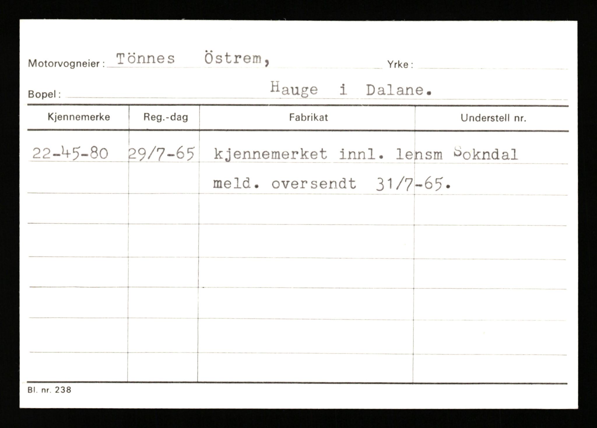 Stavanger trafikkstasjon, AV/SAST-A-101942/0/G/L0010: Registreringsnummer: 130000 - 239953, 1930-1971, s. 2791