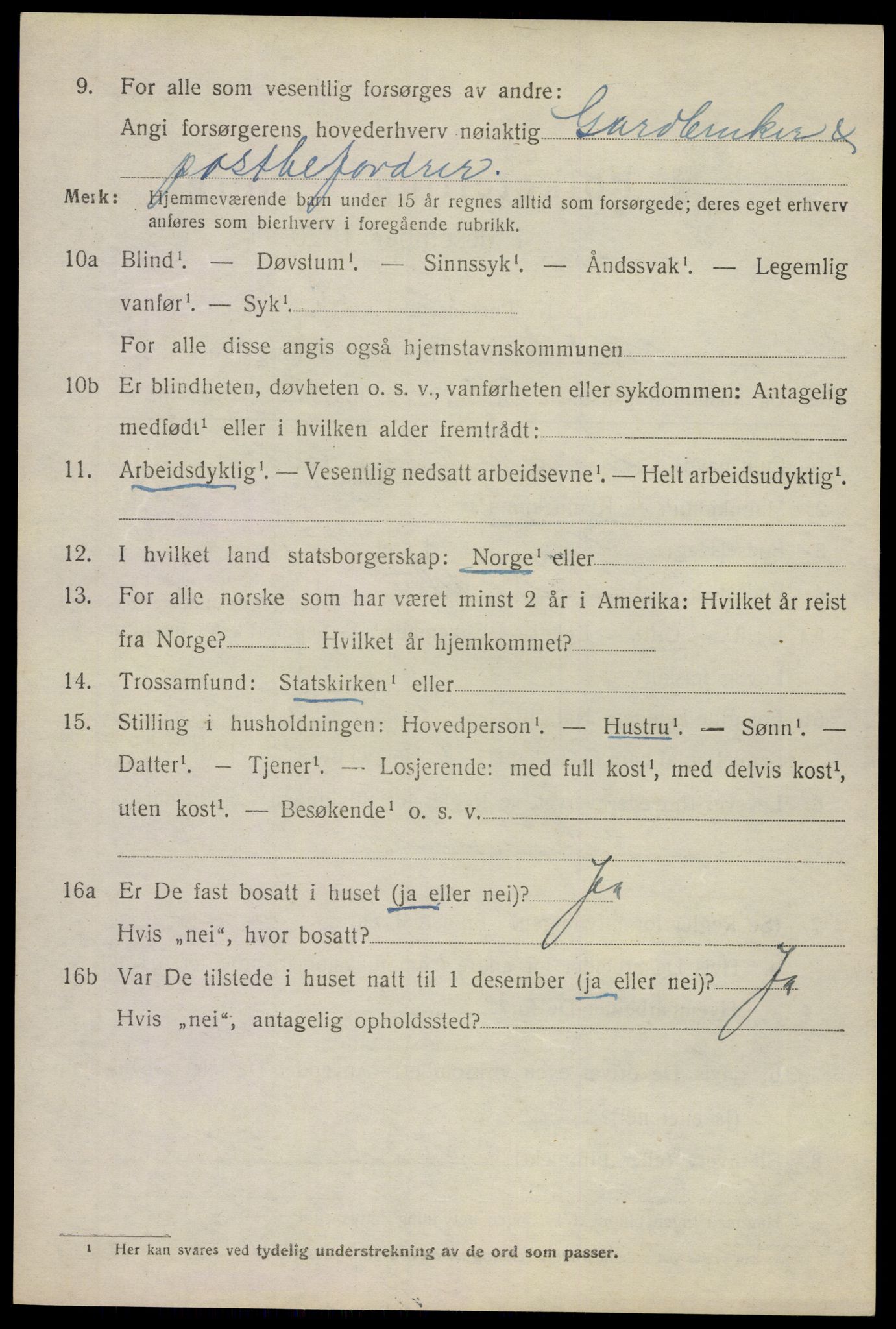 SAKO, Folketelling 1920 for 0719 Andebu herred, 1920, s. 2619