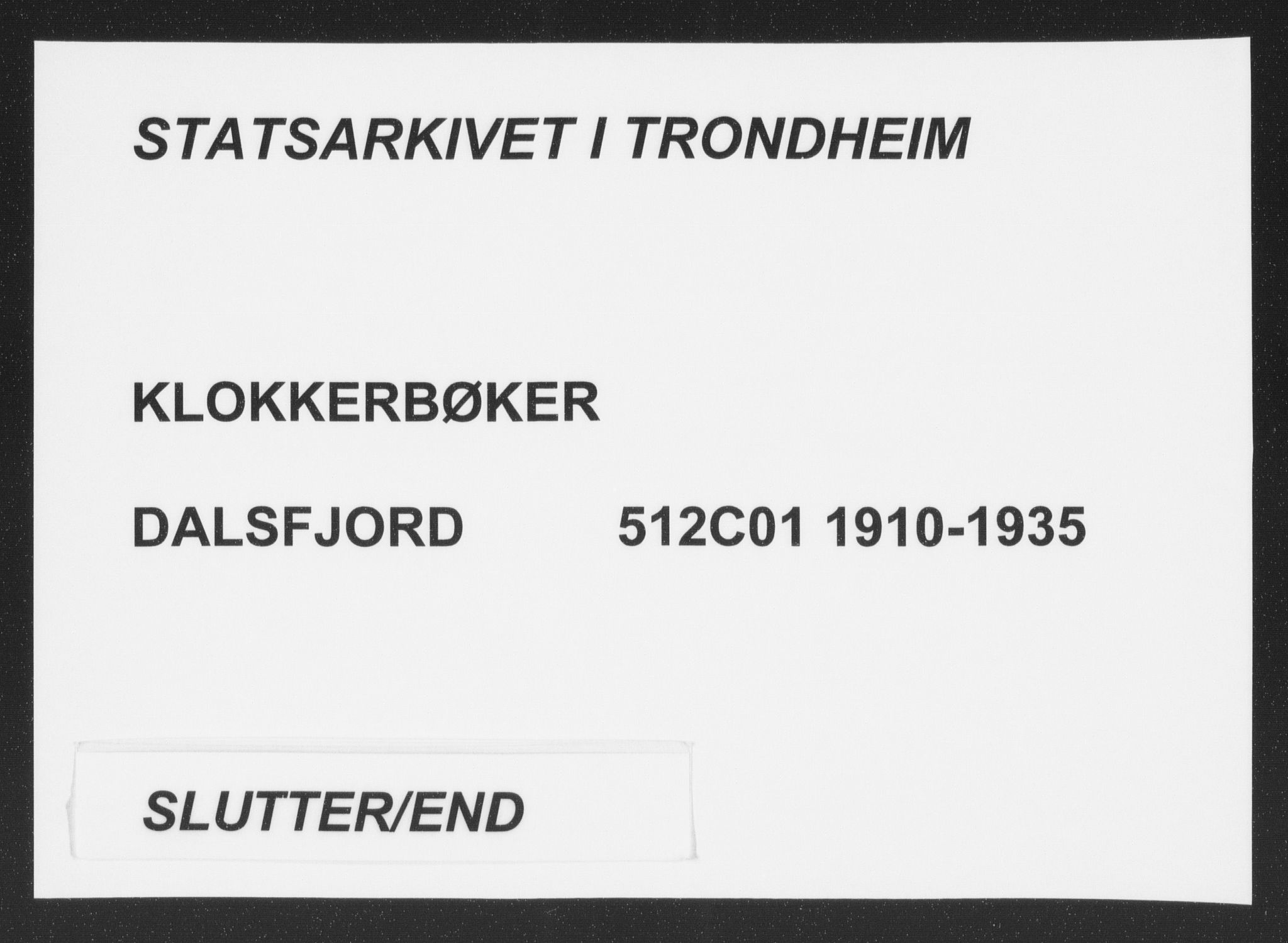 Ministerialprotokoller, klokkerbøker og fødselsregistre - Møre og Romsdal, AV/SAT-A-1454/512/L0169: Klokkerbok nr. 512C01, 1910-1935