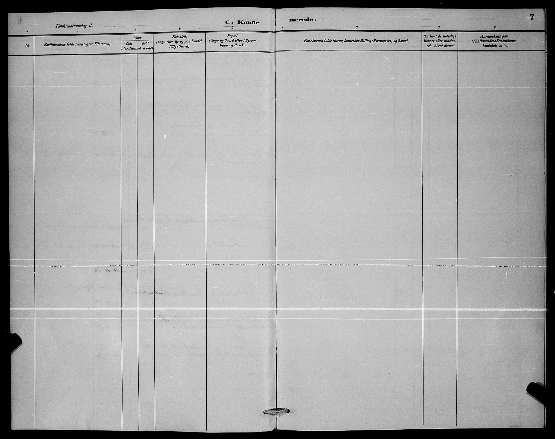 Ministerialprotokoller, klokkerbøker og fødselsregistre - Møre og Romsdal, SAT/A-1454/559/L0716: Klokkerbok nr. 559C02, 1887-1895, s. 7