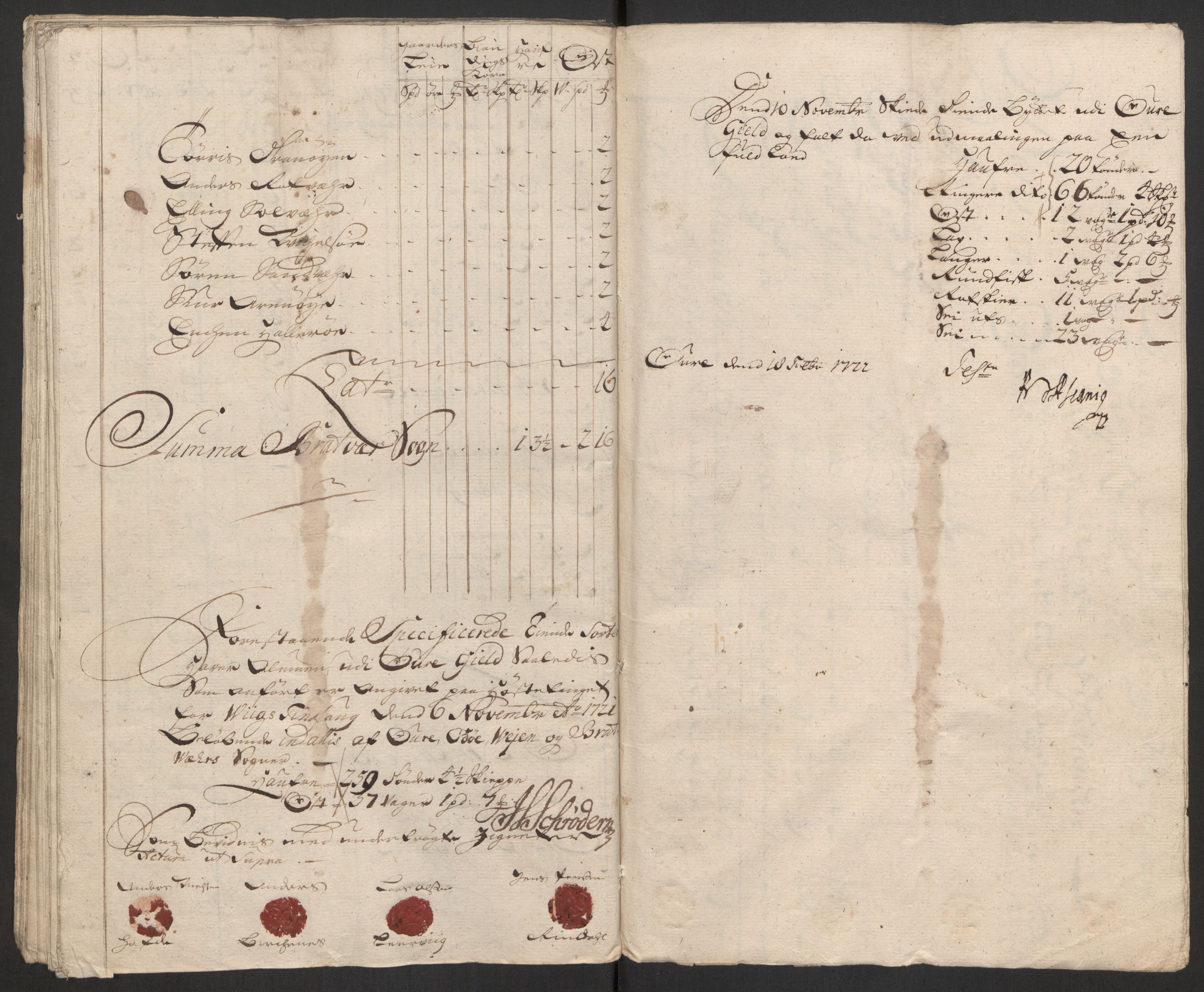 Rentekammeret inntil 1814, Reviderte regnskaper, Fogderegnskap, AV/RA-EA-4092/R56/L3754: Fogderegnskap Nordmøre, 1721, s. 244