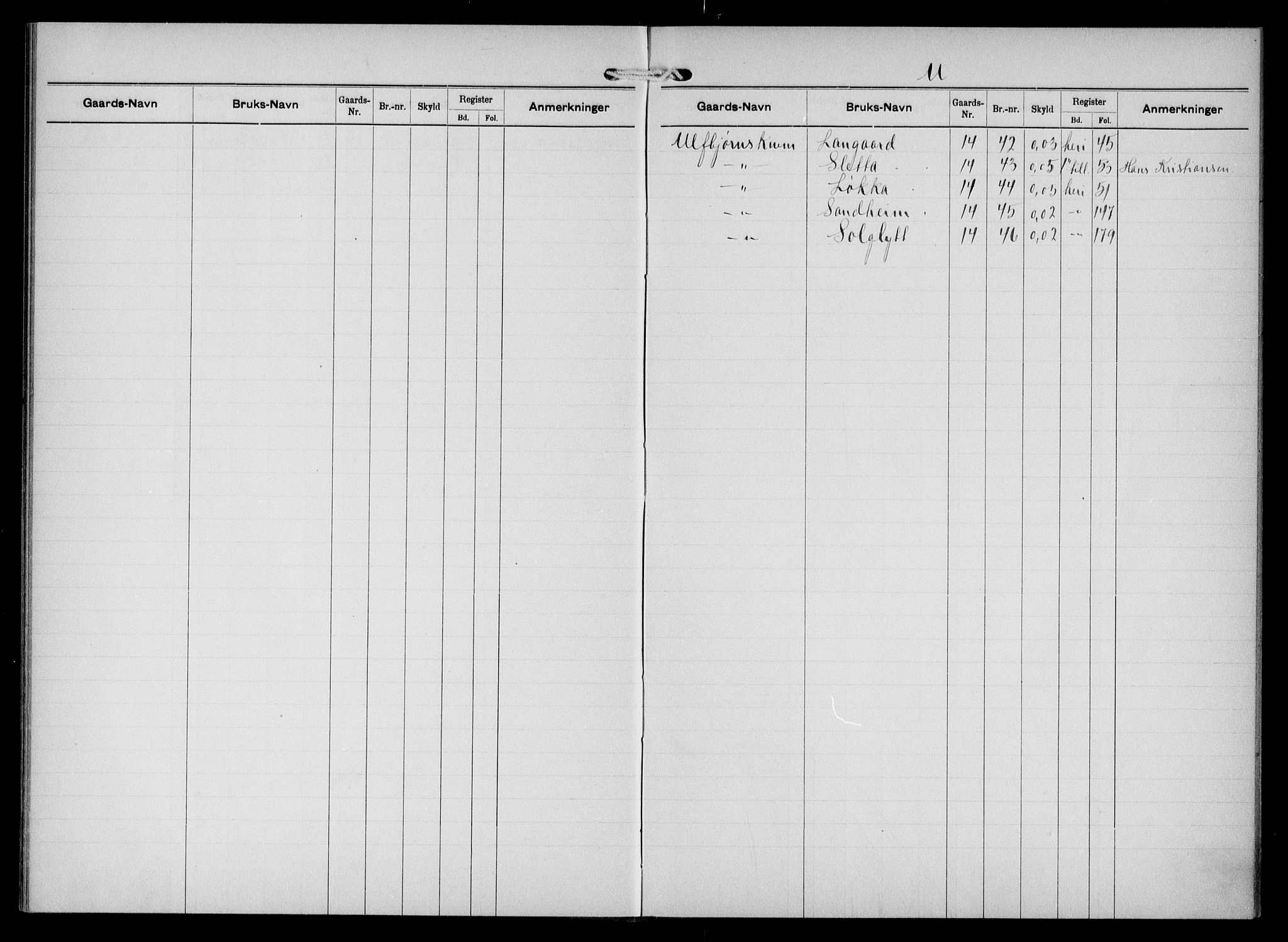 Nordre Jarlsberg sorenskriveri, SAKO/A-80/G/Gb/Gbf/L0003: Panteregister nr. VI 3