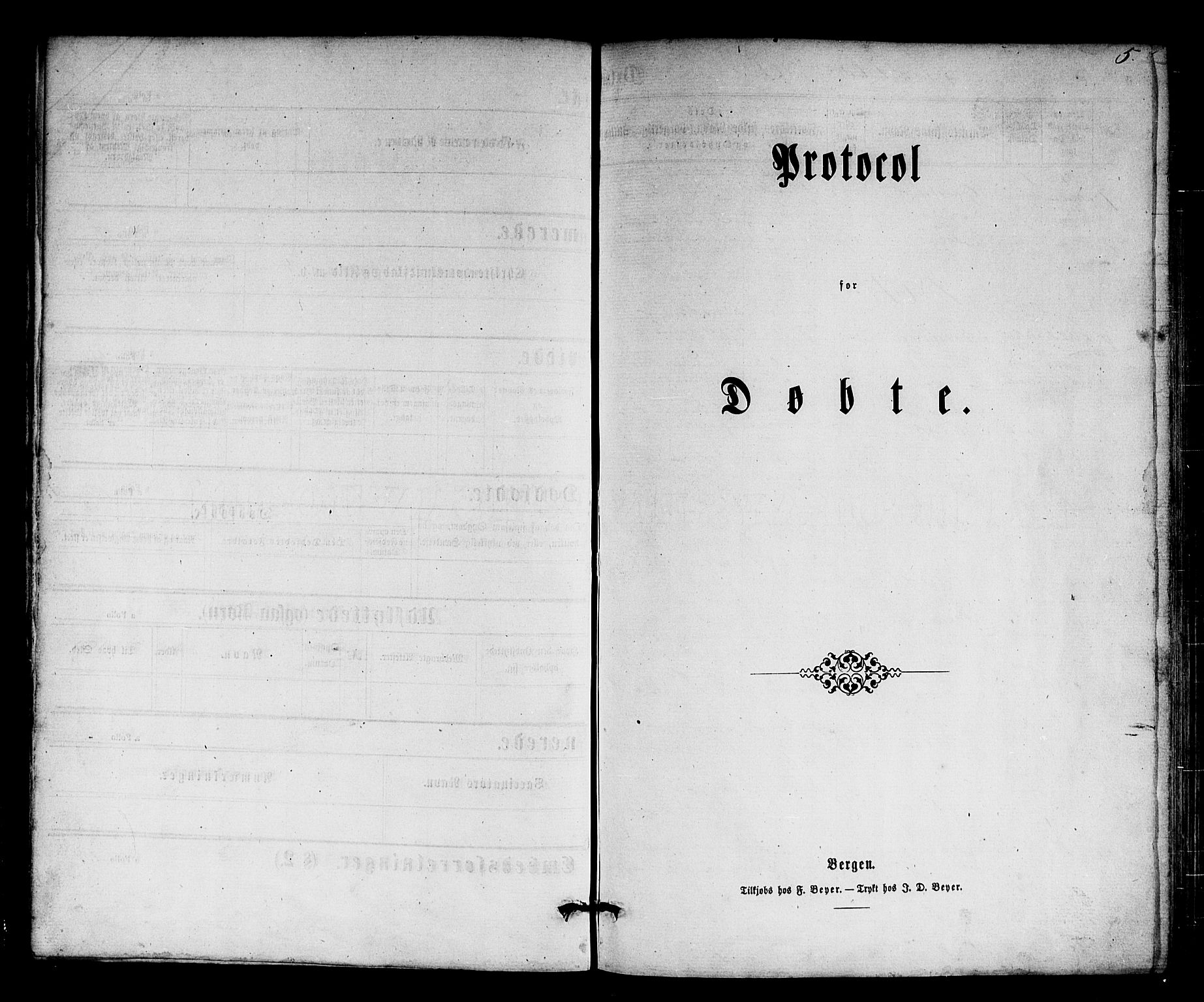 Solund sokneprestembete, SAB/A-81401: Klokkerbok nr. A 1, 1860-1893, s. 5