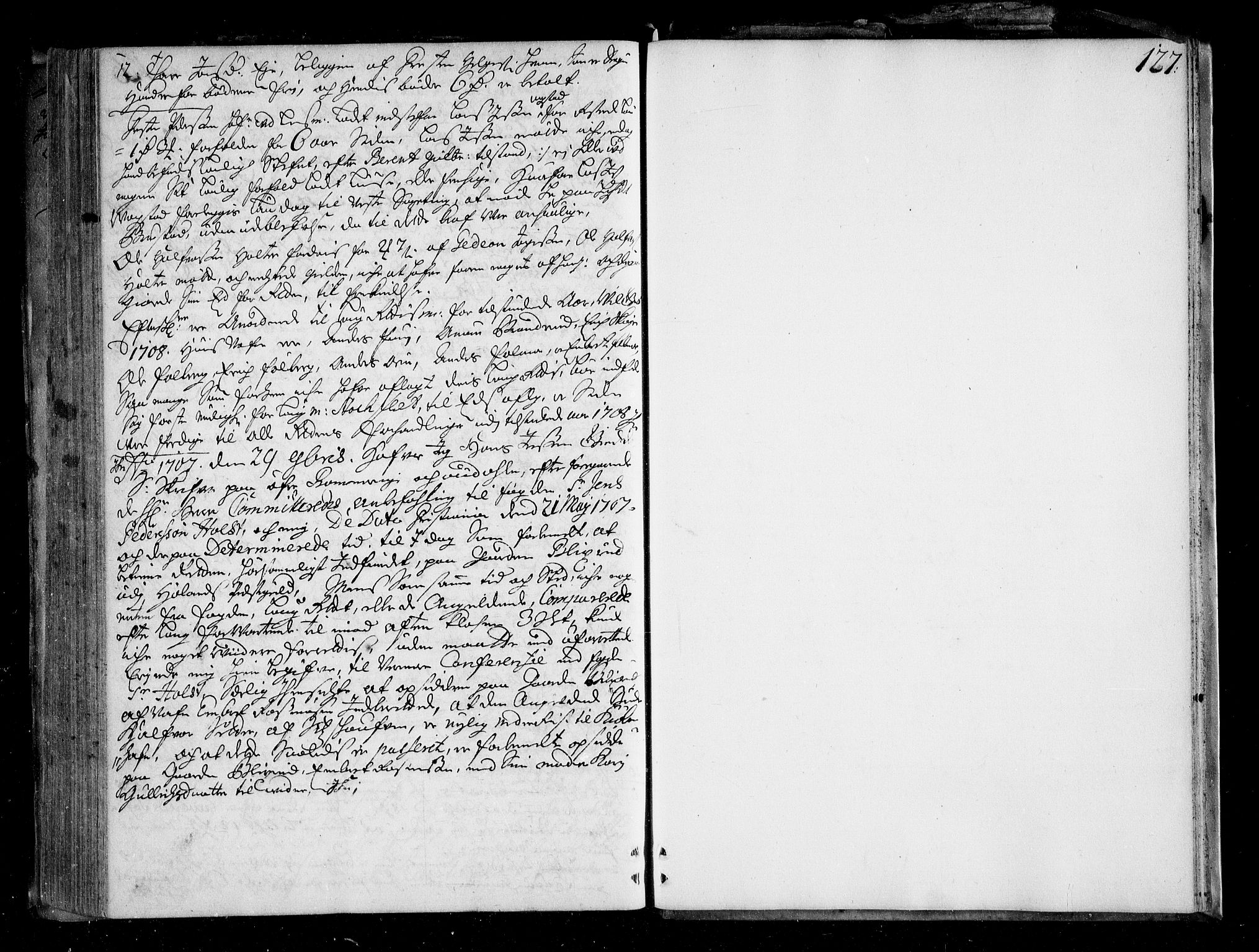 Øvre Romerike sorenskriveri, AV/SAO-A-10649/F/Fb/L0044: Tingbok 44, 1707, s. 126b-127a
