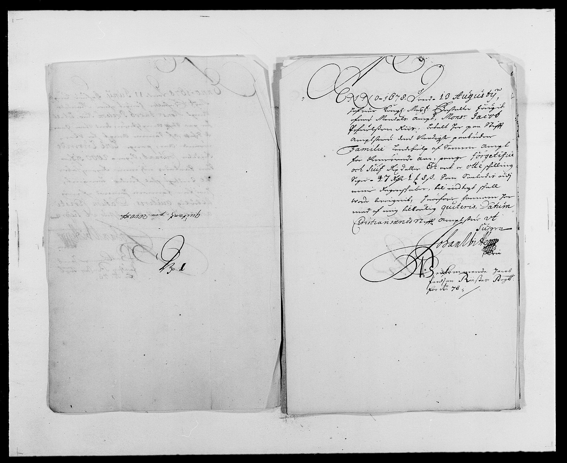 Rentekammeret inntil 1814, Reviderte regnskaper, Fogderegnskap, RA/EA-4092/R42/L2540: Mandal fogderi, 1676-1680, s. 145