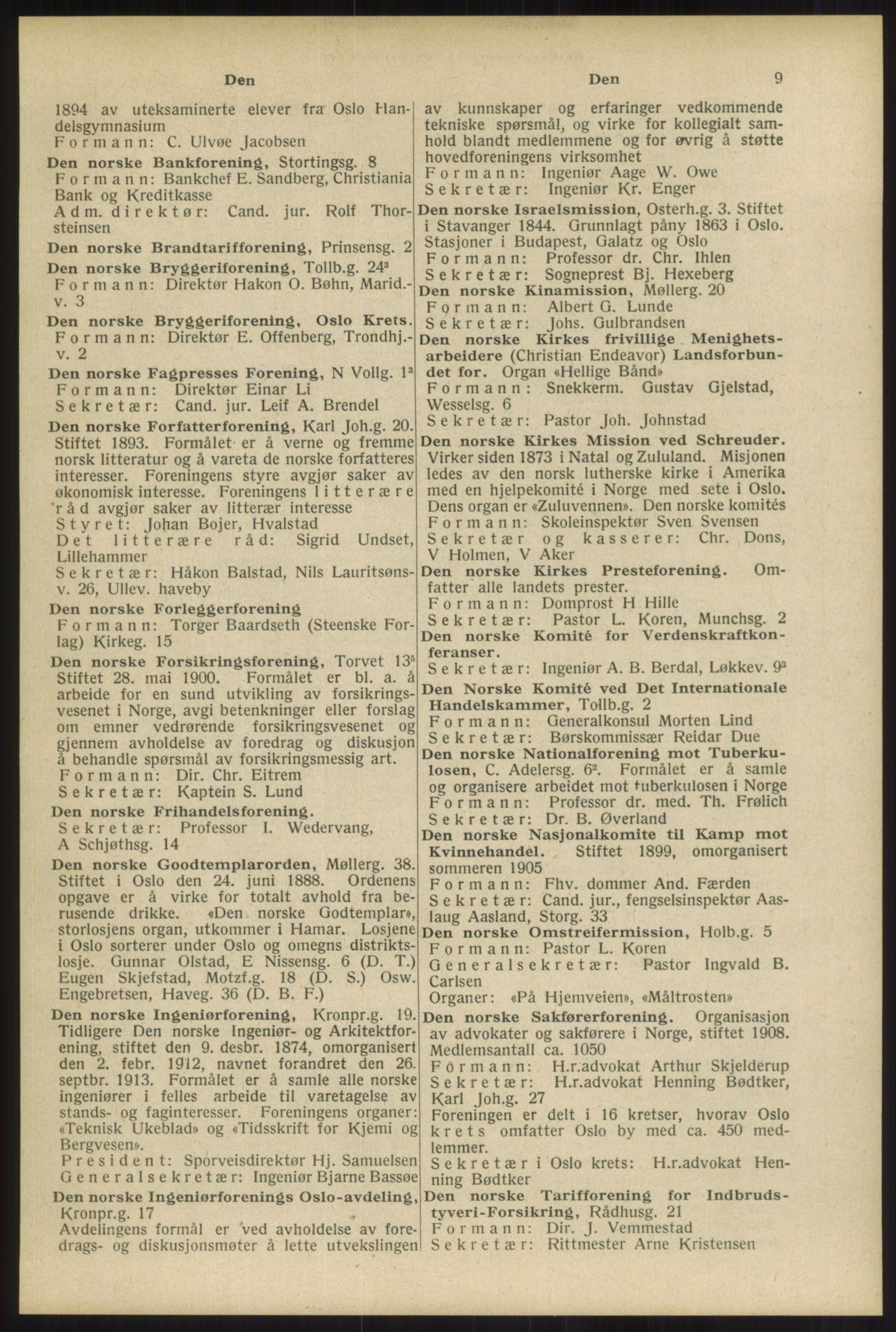 Kristiania/Oslo adressebok, PUBL/-, 1934, s. 9