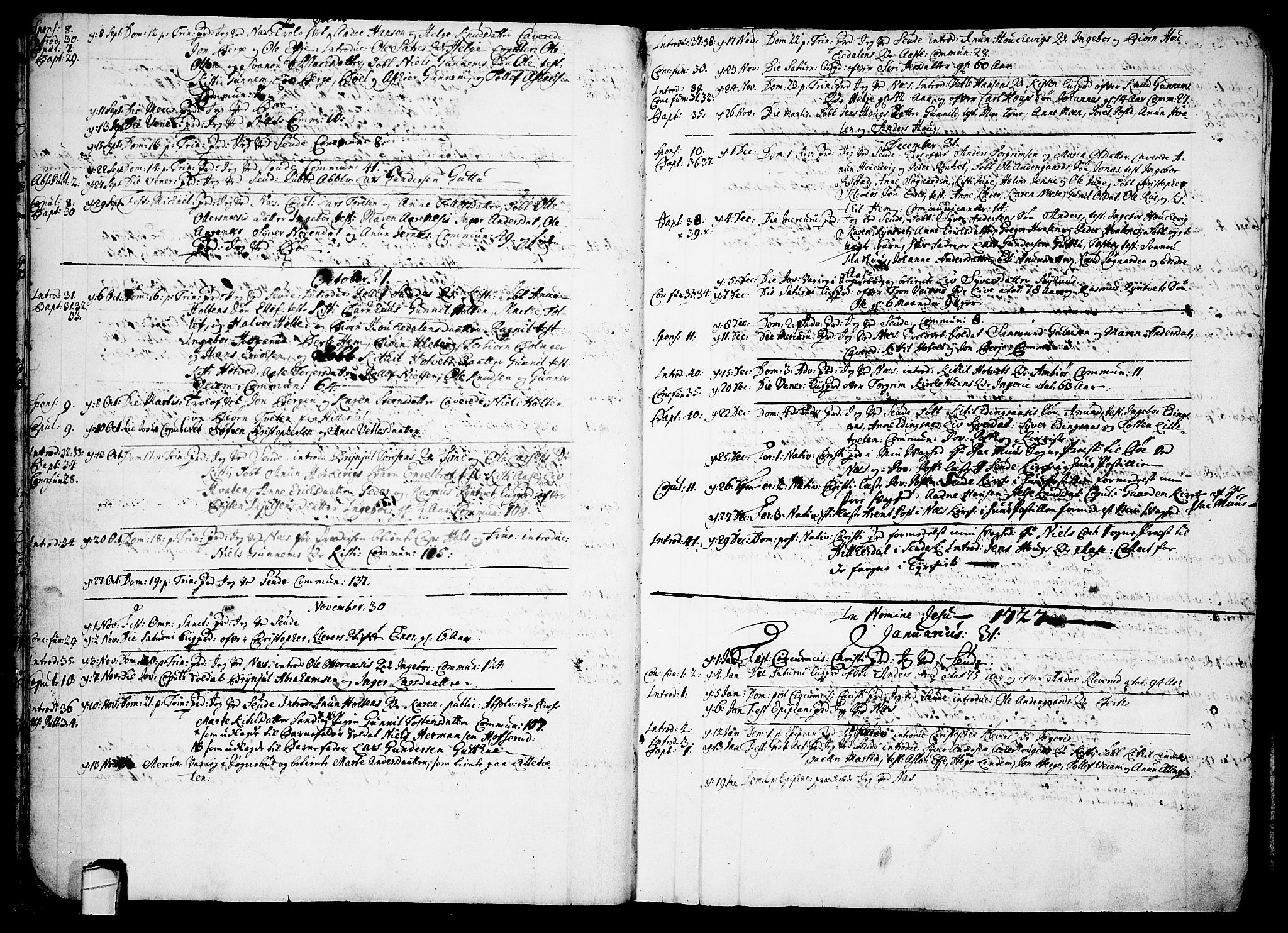 Sauherad kirkebøker, SAKO/A-298/F/Fa/L0003: Ministerialbok nr. I 3, 1722-1766