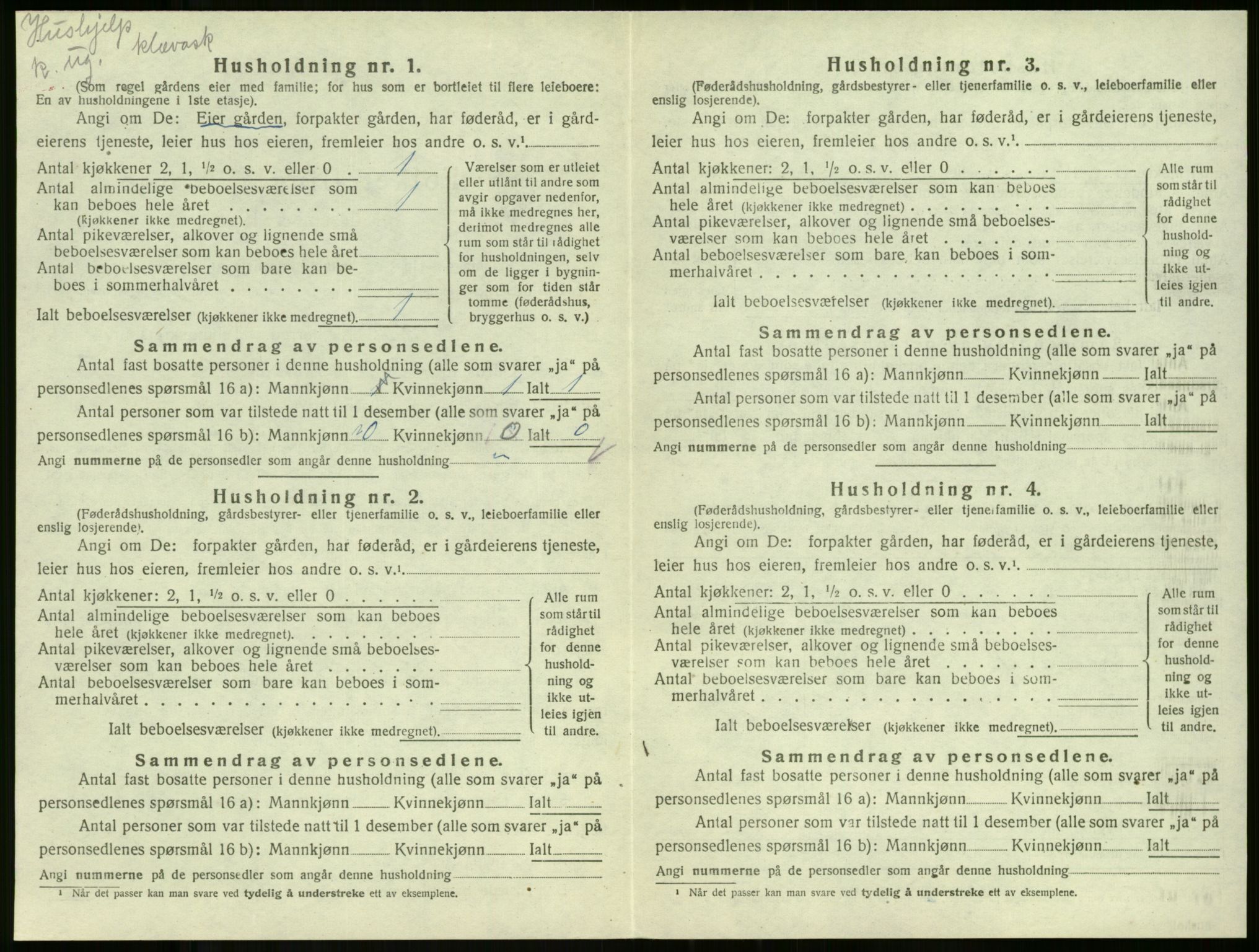 SAKO, Folketelling 1920 for 0719 Andebu herred, 1920, s. 942