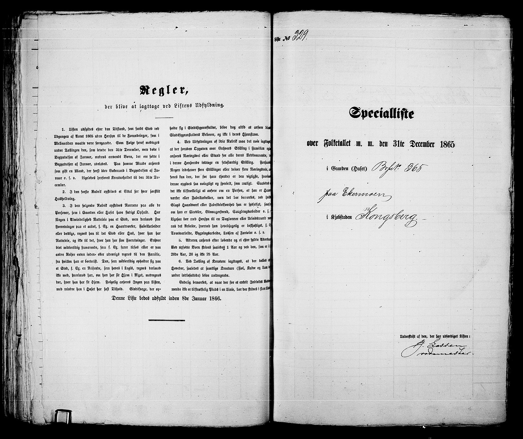 RA, Folketelling 1865 for 0604B Kongsberg prestegjeld, Kongsberg kjøpstad, 1865, s. 675