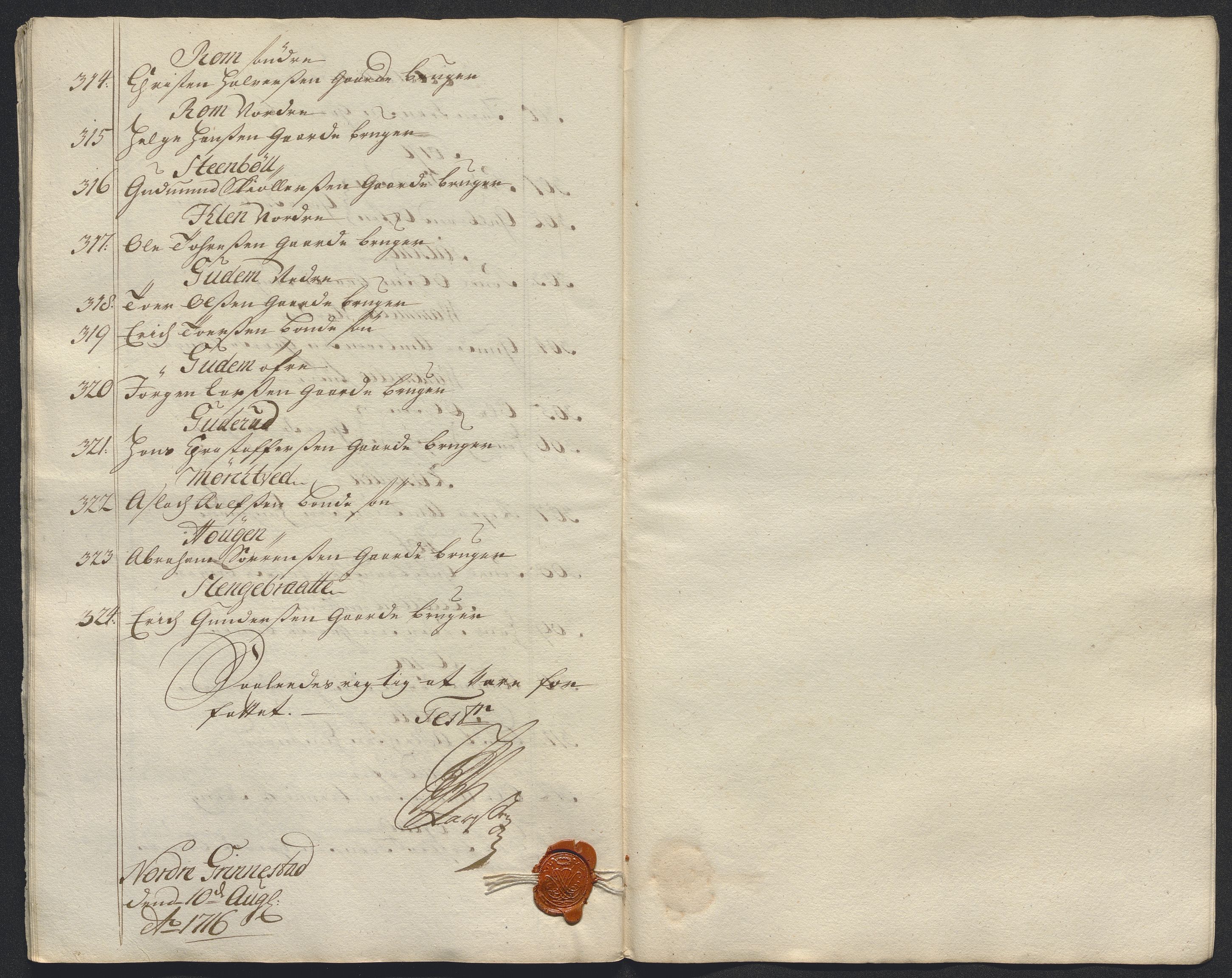 Kristiania stiftamt, AV/SAO-A-10386/E/Ed/Ede/L0005: Fogder, 1716, s. 83