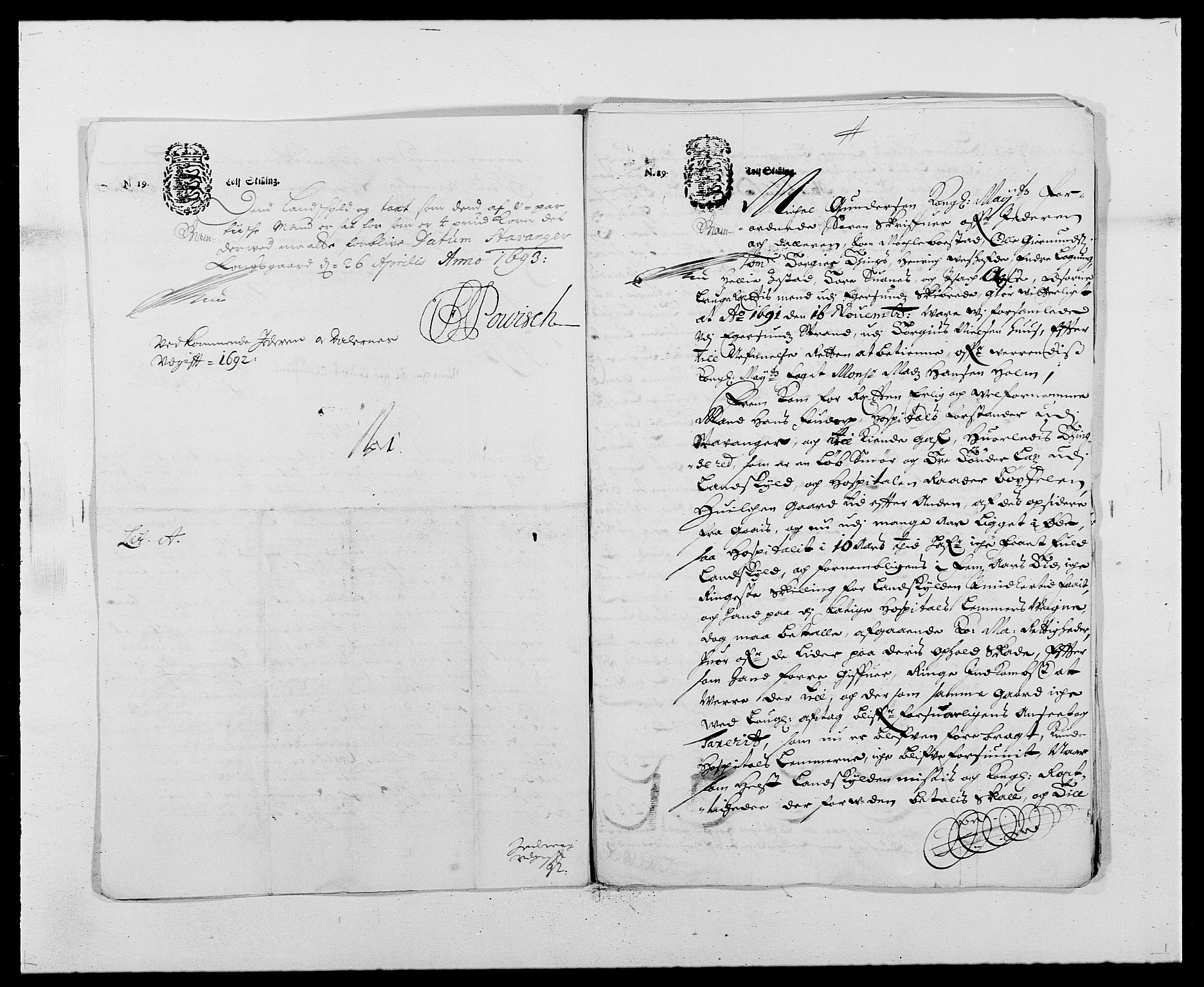 Rentekammeret inntil 1814, Reviderte regnskaper, Fogderegnskap, RA/EA-4092/R46/L2727: Fogderegnskap Jæren og Dalane, 1690-1693, s. 214