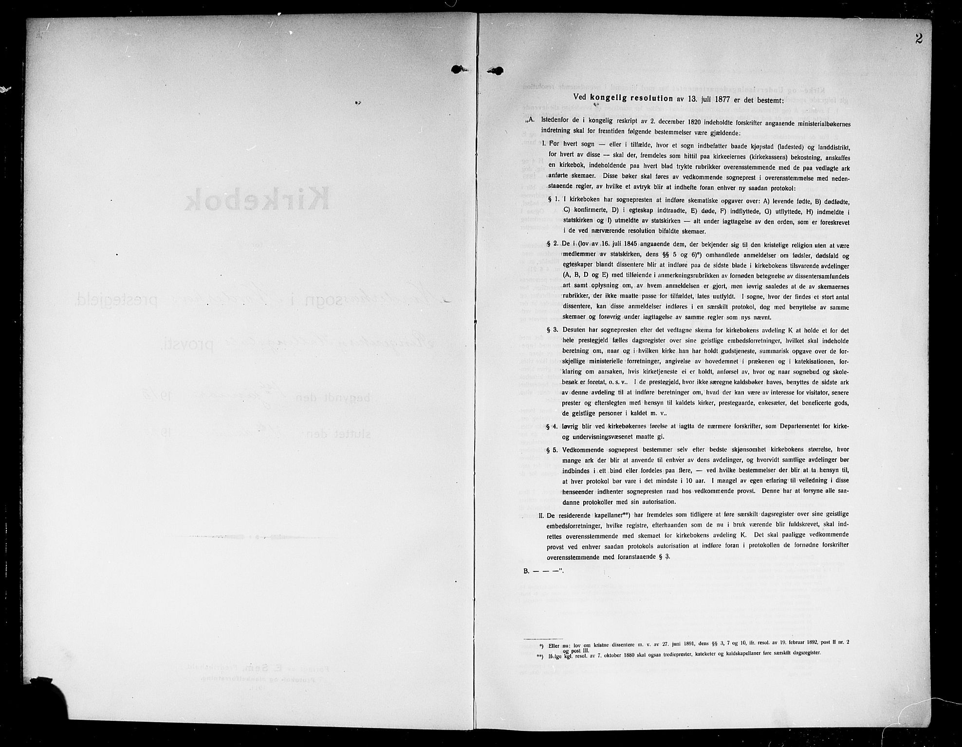 Norderhov kirkebøker, SAKO/A-237/G/Ga/L0009: Klokkerbok nr. I 9, 1913-1920, s. 2