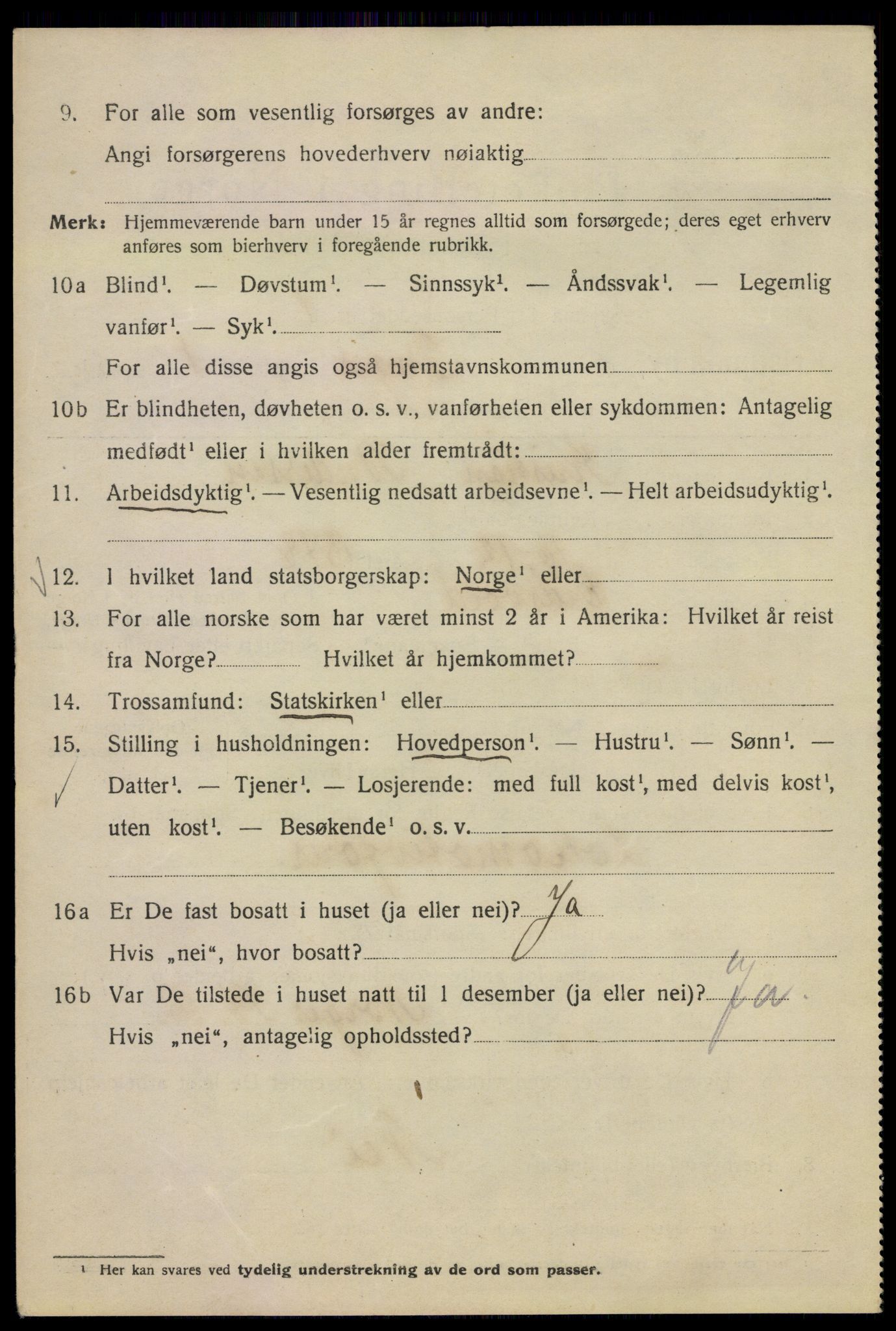 SAO, Folketelling 1920 for 0301 Kristiania kjøpstad, 1920, s. 309870