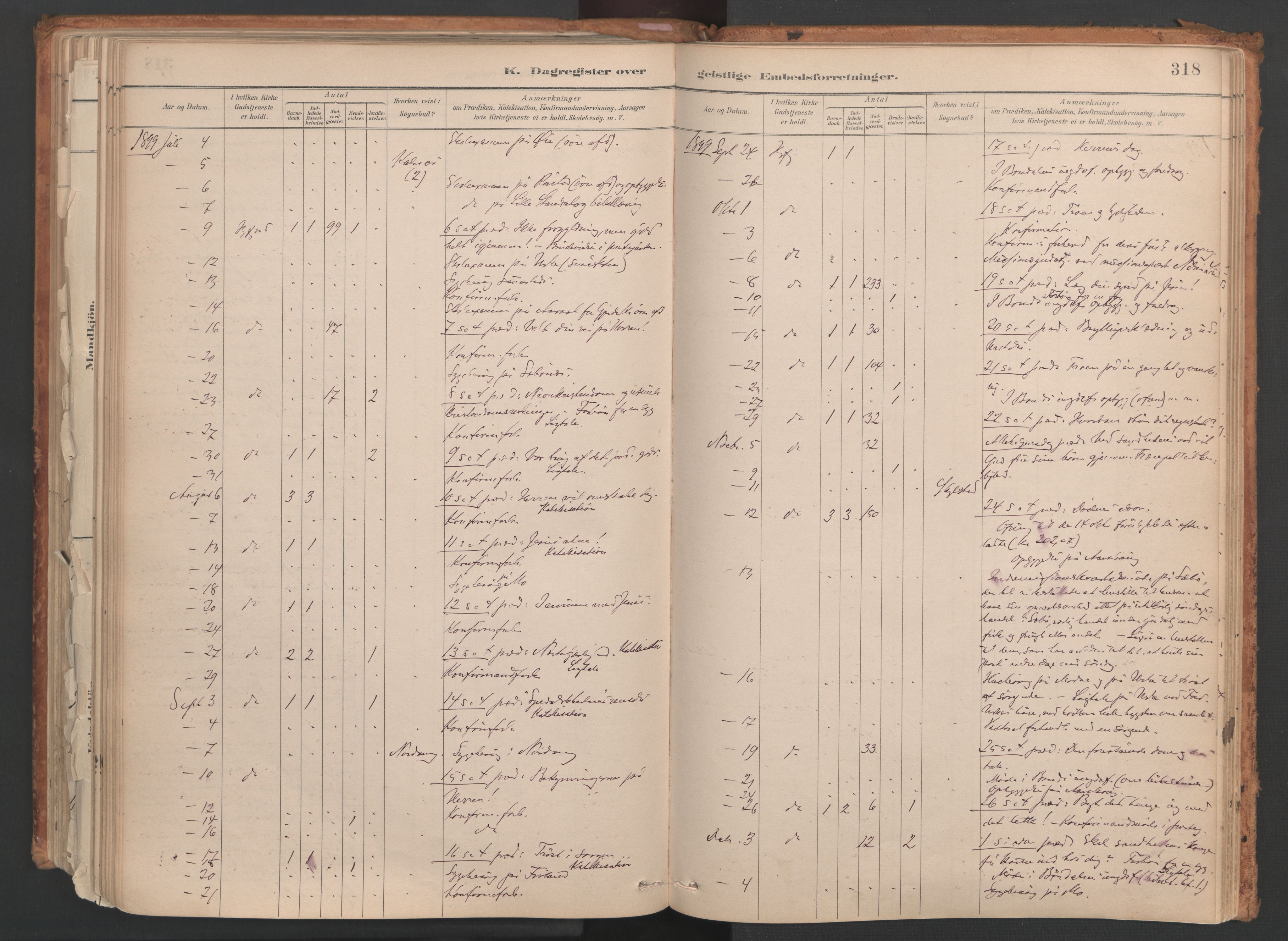 Ministerialprotokoller, klokkerbøker og fødselsregistre - Møre og Romsdal, AV/SAT-A-1454/515/L0211: Ministerialbok nr. 515A07, 1886-1910, s. 318