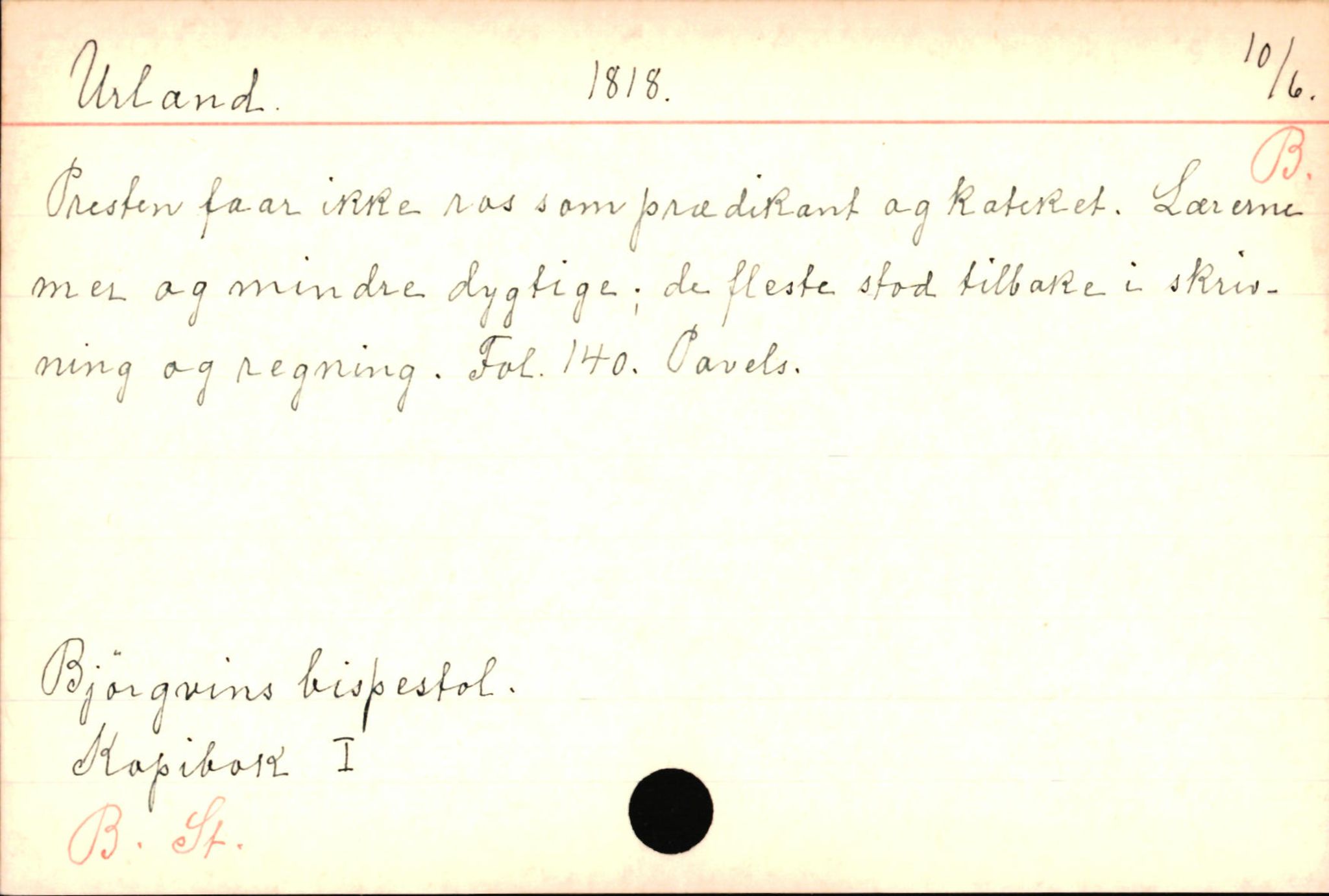 Haugen, Johannes - lærer, AV/SAB-SAB/PA-0036/01/L0001: Om klokkere og lærere, 1521-1904, s. 9200