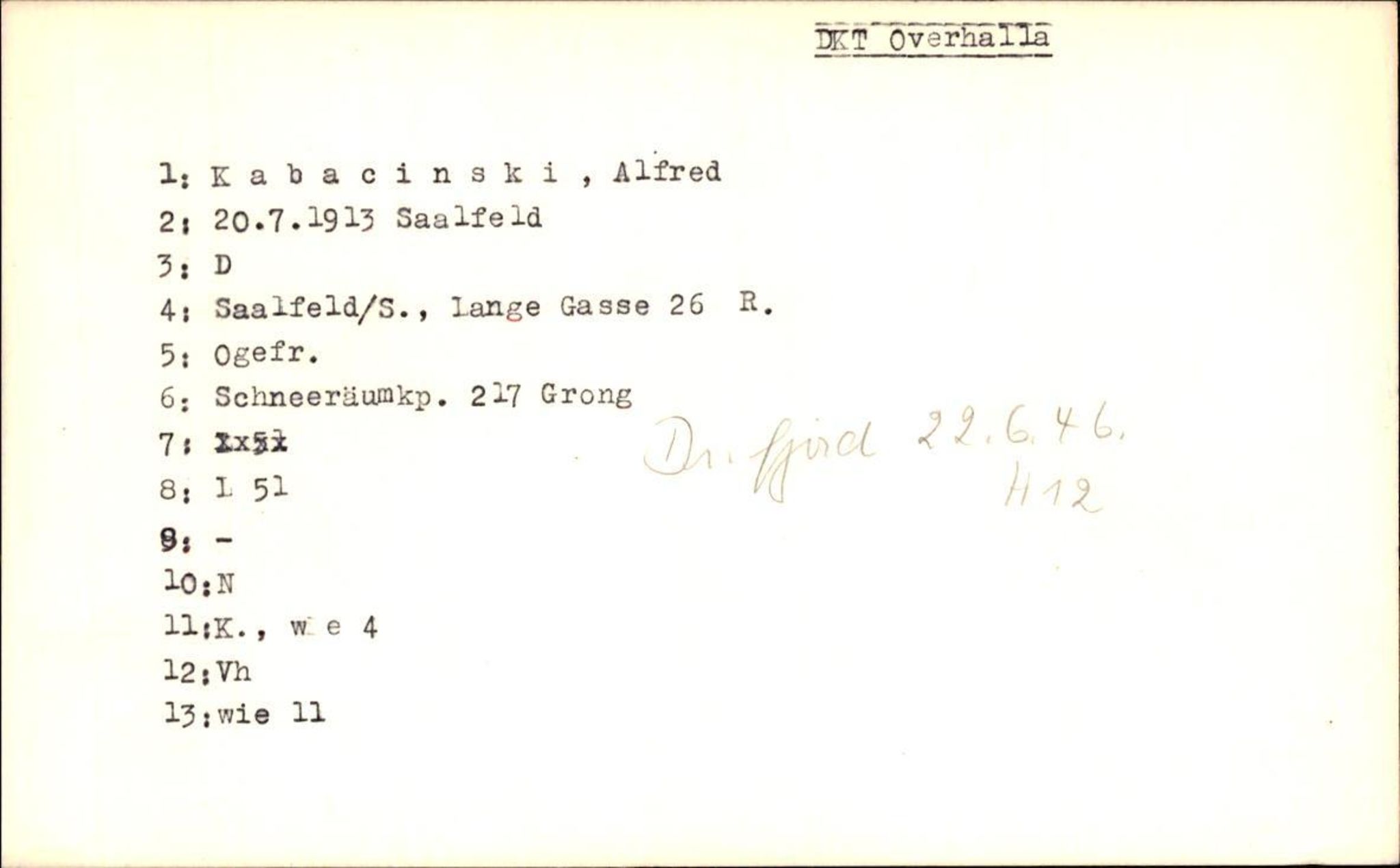 Hjemsendte tyskere , RA/RAFA-6487/D/Db/L0014: Hofmeister-Kaften, 1945-1947, s. 1170