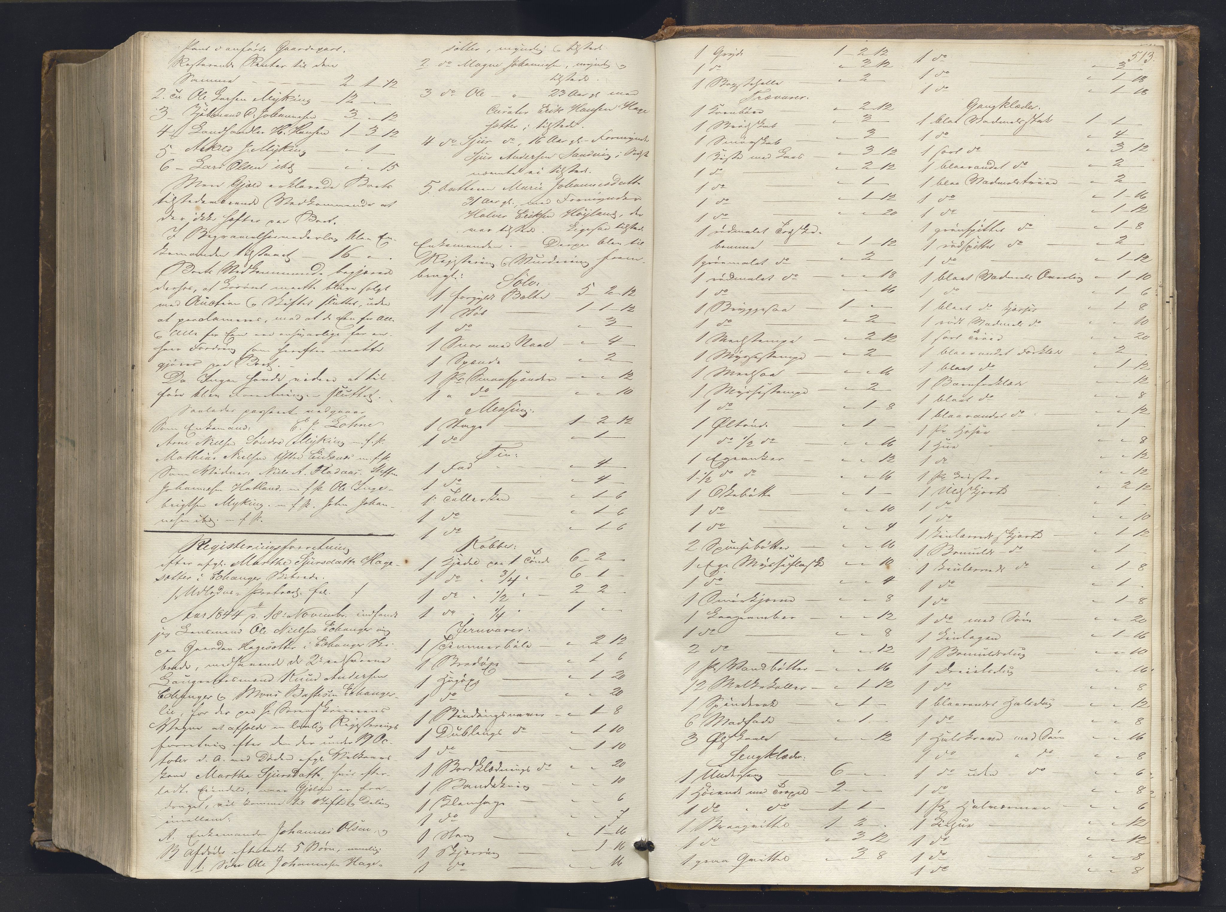 Nordhordland sorenskrivar, AV/SAB-A-2901/1/H/Hb/L0001: Registreringsprotokollar, 1841-1845, s. 513