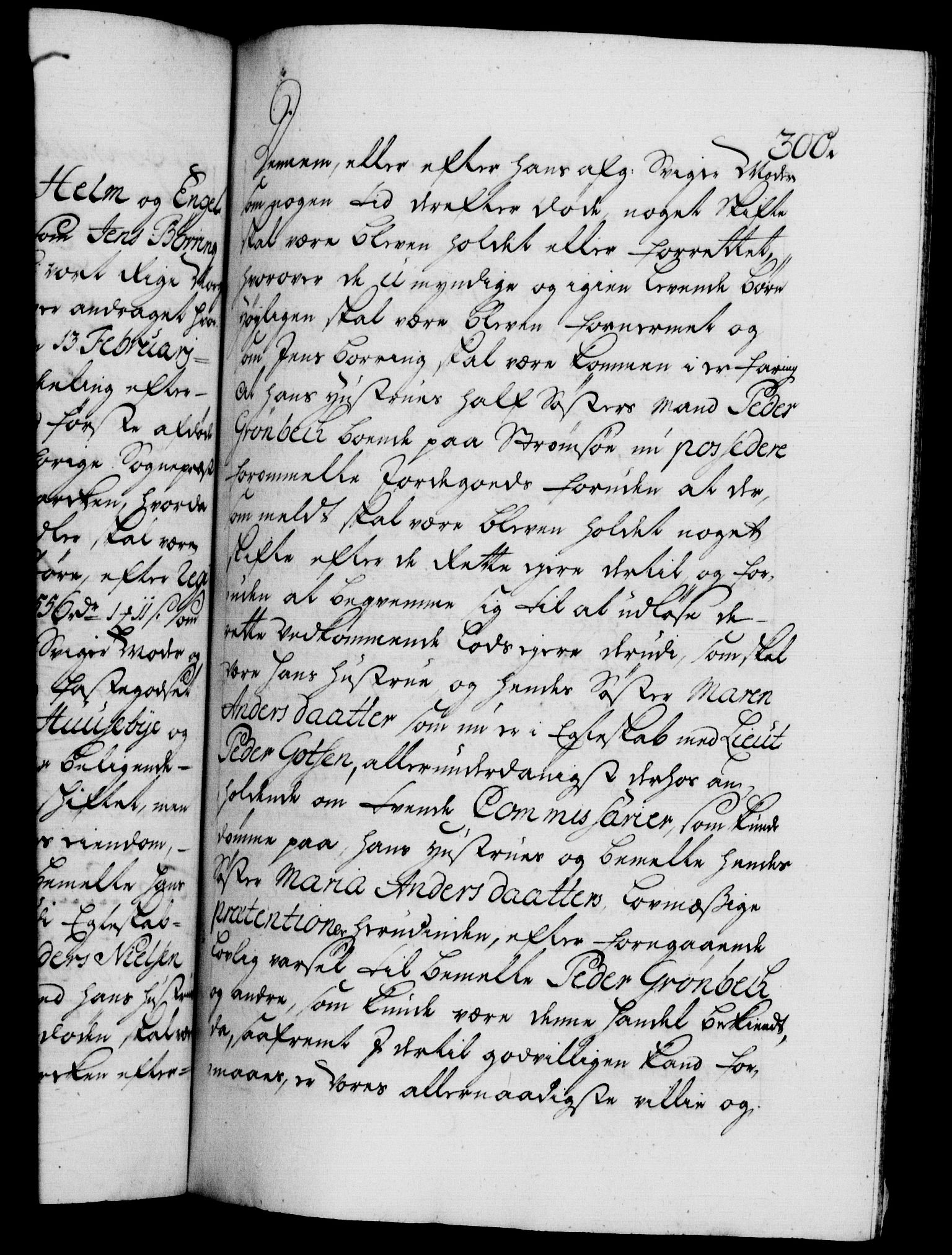 Danske Kanselli 1572-1799, AV/RA-EA-3023/F/Fc/Fca/Fcab/L0023: Norske tegnelser, 1725-1727, s. 300a