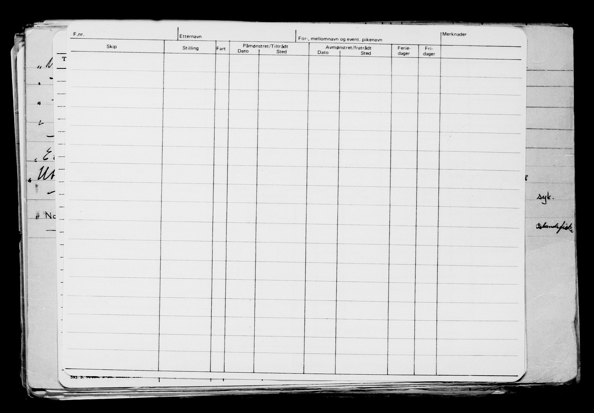 Direktoratet for sjømenn, AV/RA-S-3545/G/Gb/L0150: Hovedkort, 1917, s. 563