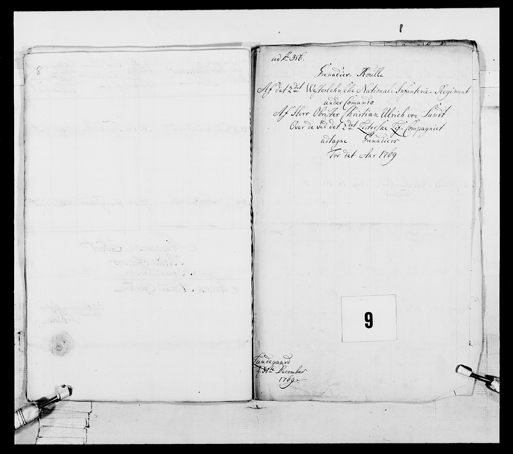 Generalitets- og kommissariatskollegiet, Det kongelige norske kommissariatskollegium, AV/RA-EA-5420/E/Eh/L0105: 2. Vesterlenske nasjonale infanteriregiment, 1766-1773, s. 48