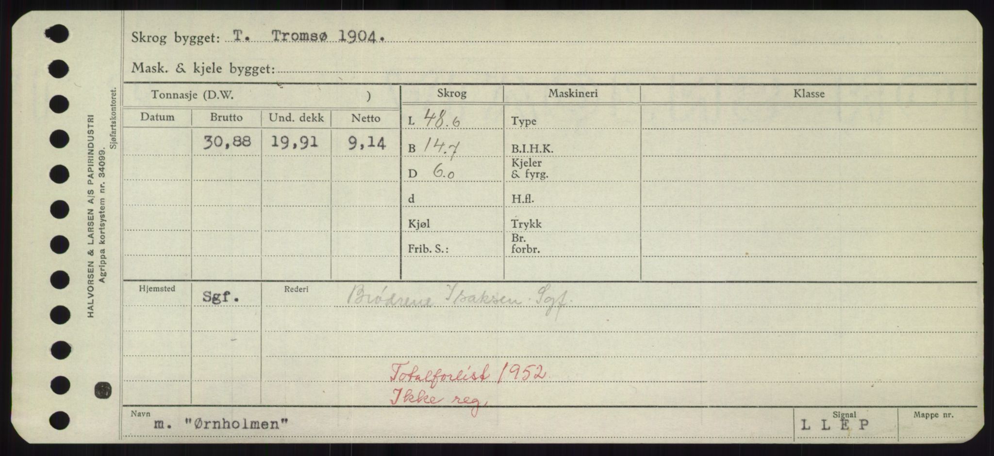 Sjøfartsdirektoratet med forløpere, Skipsmålingen, RA/S-1627/H/Hd/L0041: Fartøy, Vi-Ås, s. 543