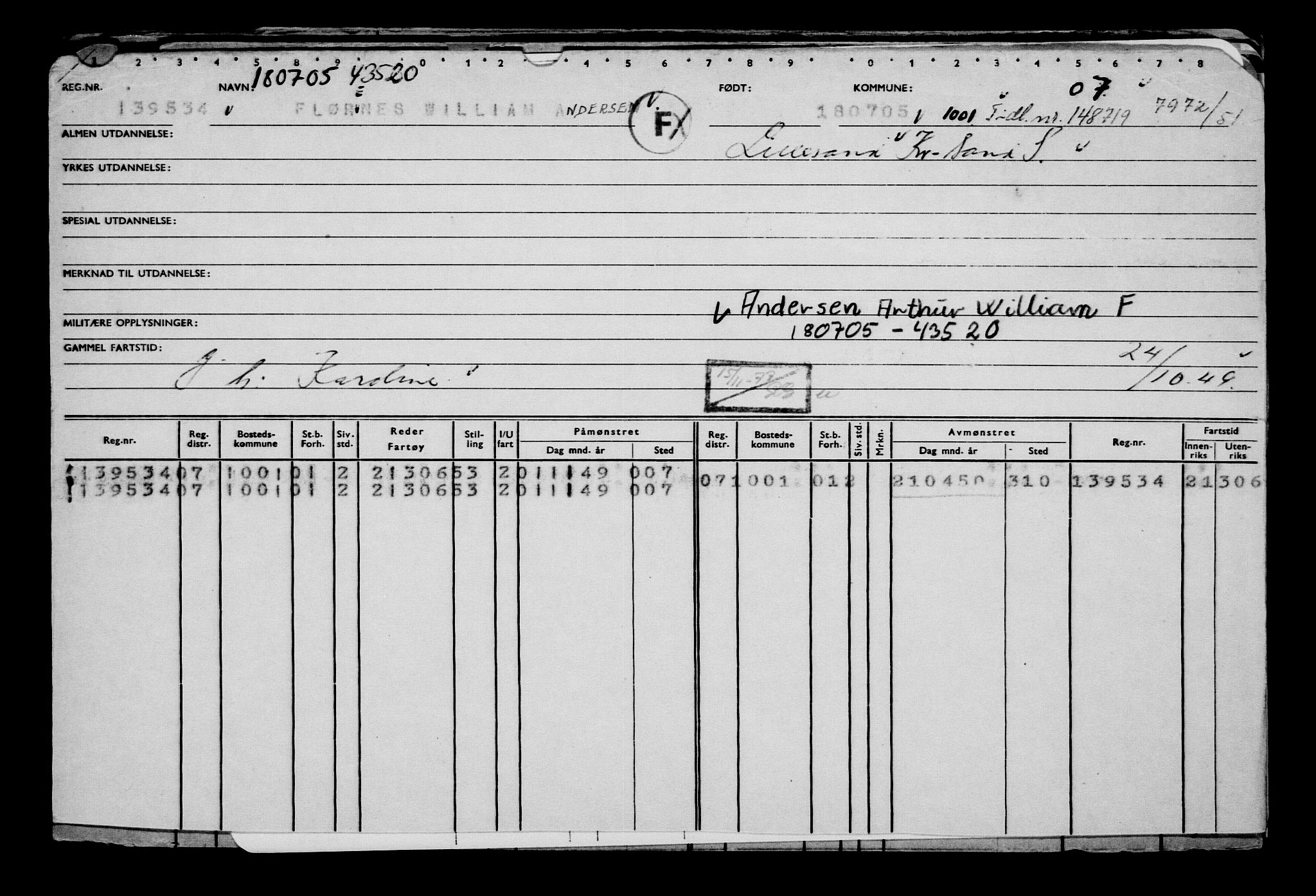 Direktoratet for sjømenn, AV/RA-S-3545/G/Gb/L0060: Hovedkort, 1905, s. 208