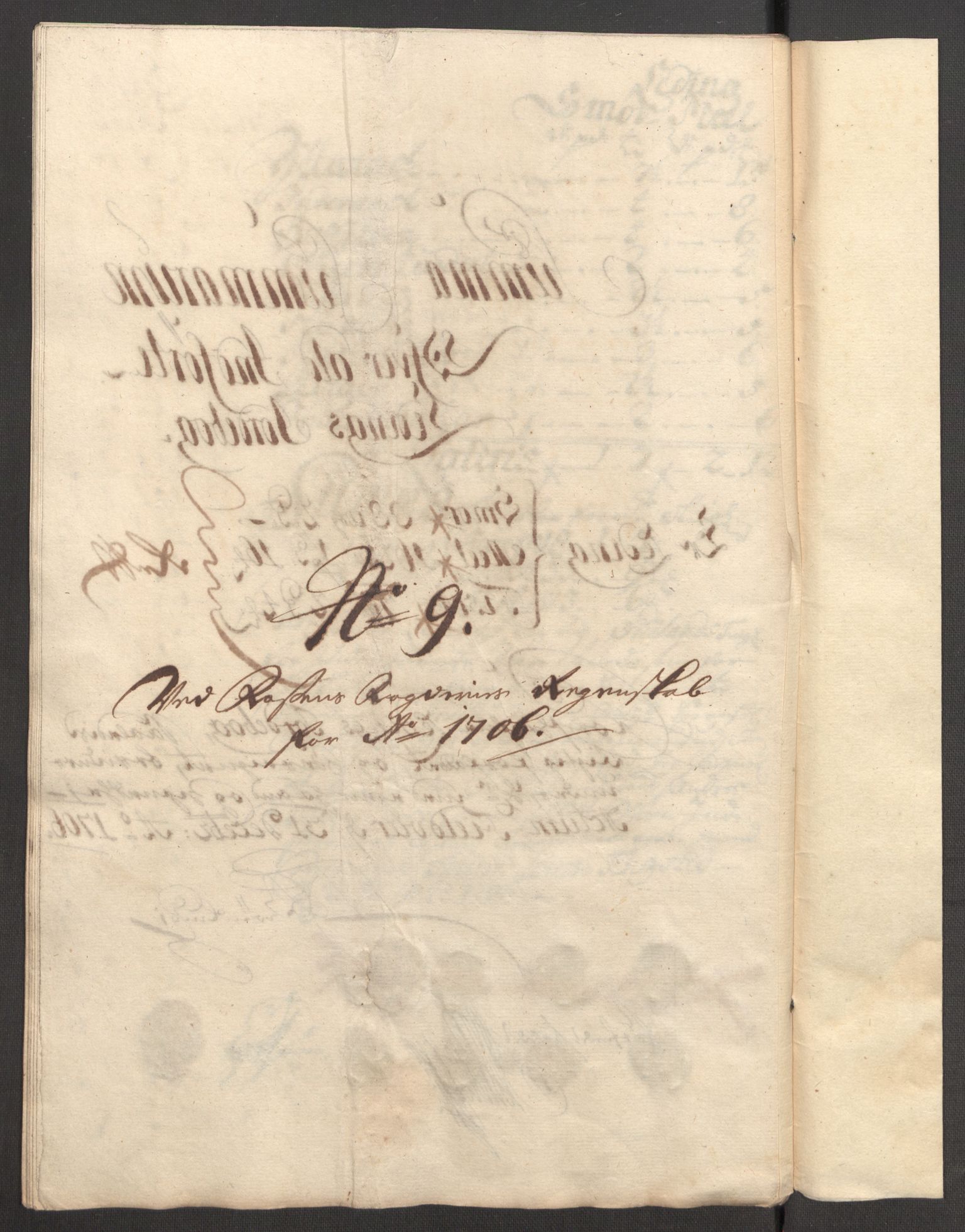 Rentekammeret inntil 1814, Reviderte regnskaper, Fogderegnskap, AV/RA-EA-4092/R57/L3857: Fogderegnskap Fosen, 1706-1707, s. 122