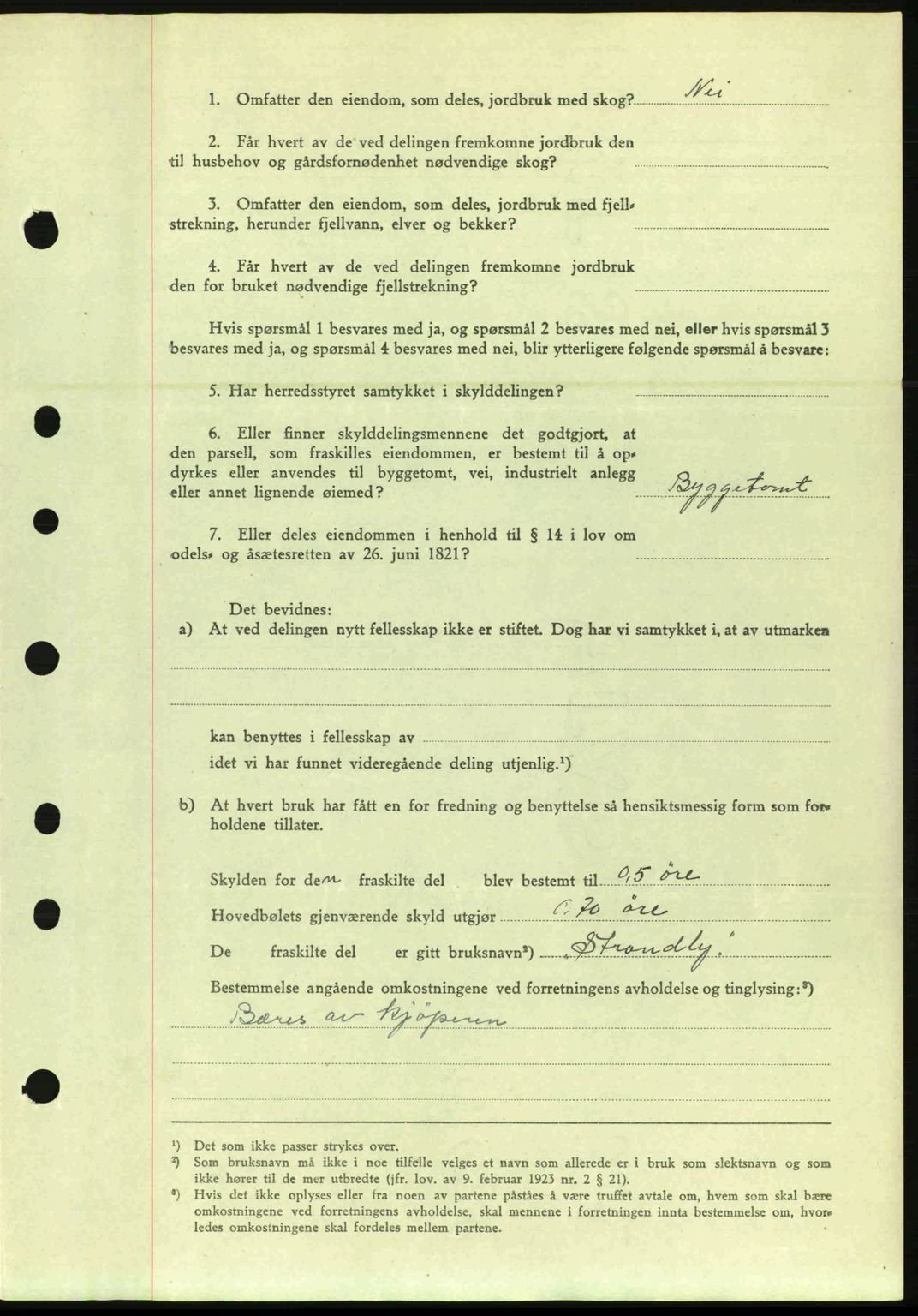 Nordre Sunnmøre sorenskriveri, AV/SAT-A-0006/1/2/2C/2Ca: Pantebok nr. A20a, 1945-1945, Dagboknr: 682/1945