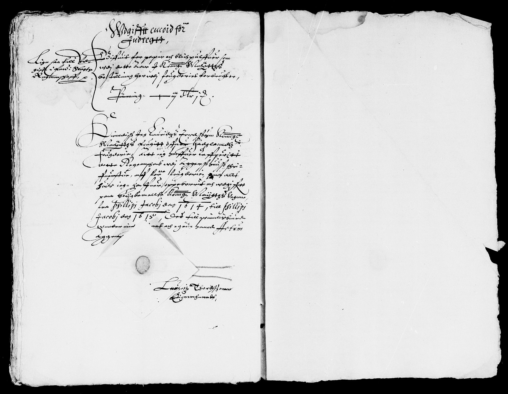 Rentekammeret inntil 1814, Reviderte regnskaper, Lensregnskaper, AV/RA-EA-5023/R/Rb/Rba/L0036: Akershus len, 1614-1615