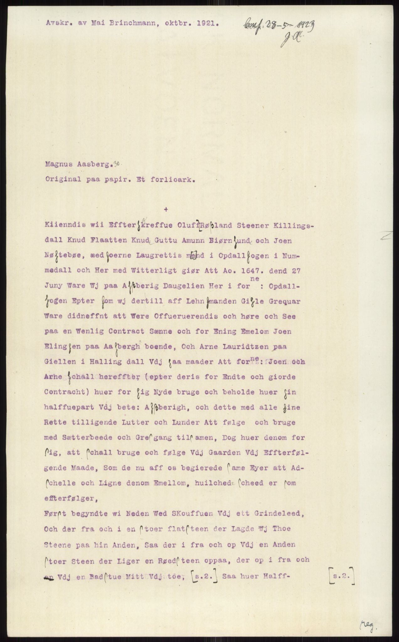 Samlinger til kildeutgivelse, Diplomavskriftsamlingen, RA/EA-4053/H/Ha, s. 1343