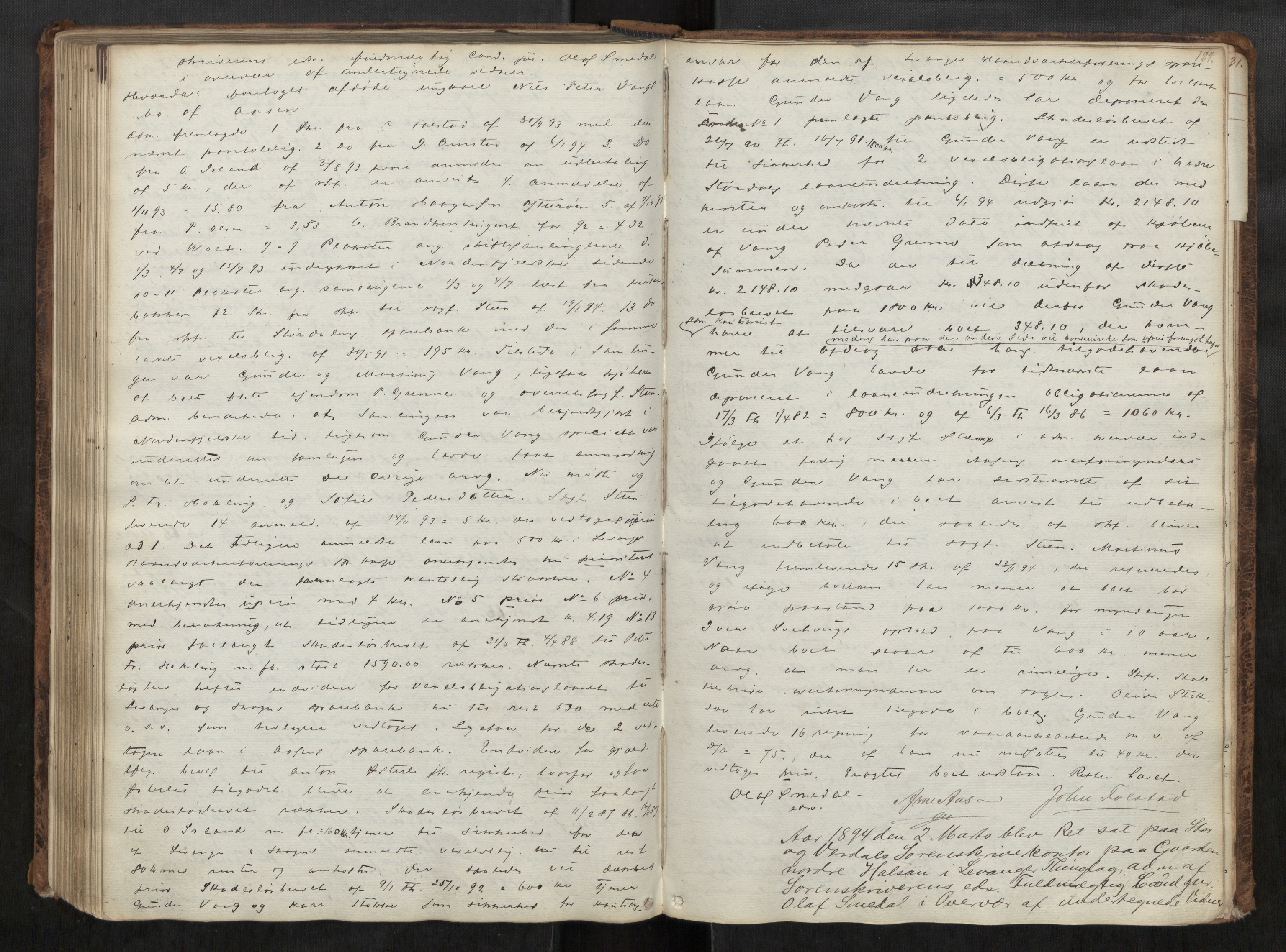 Stjør- og Verdal sorenskriveri, AV/SAT-A-4167/1/3/3B/L0003: Skifteforhandlingsprotokoll, 1841-1903, s. 124